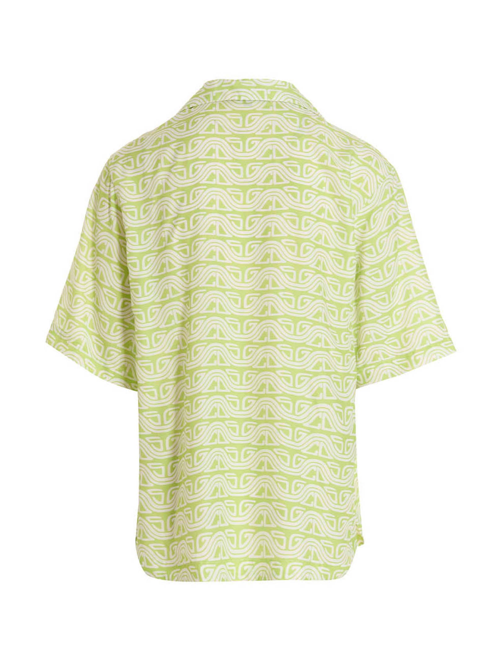 GCDS Bicolor Viscose Blouse
