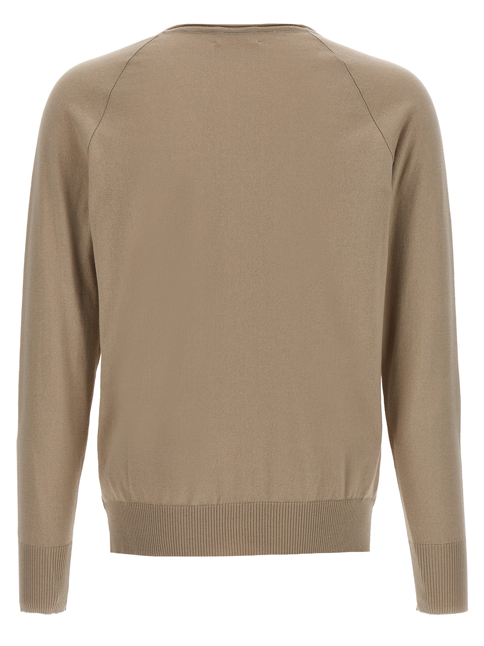 MA'RY'YA Beige Cotton Cardigan
