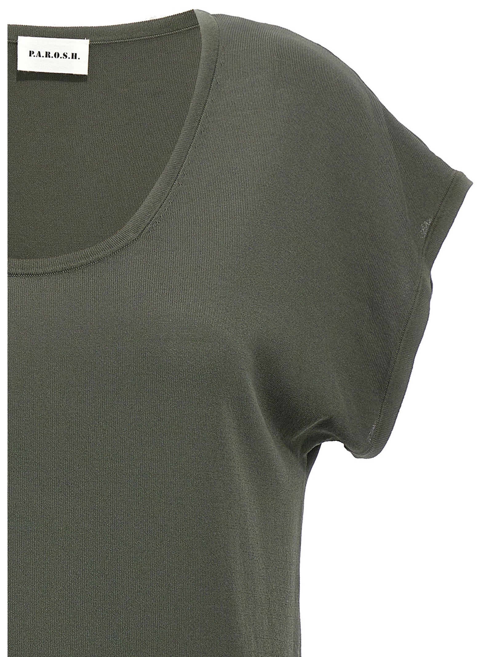 P.A.R.O.S.H. Bicolor Viscose T-Shirt