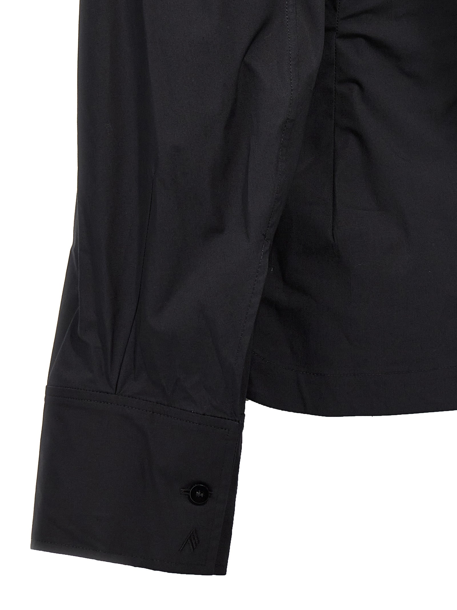 The Attico Black Cotton Blouse
