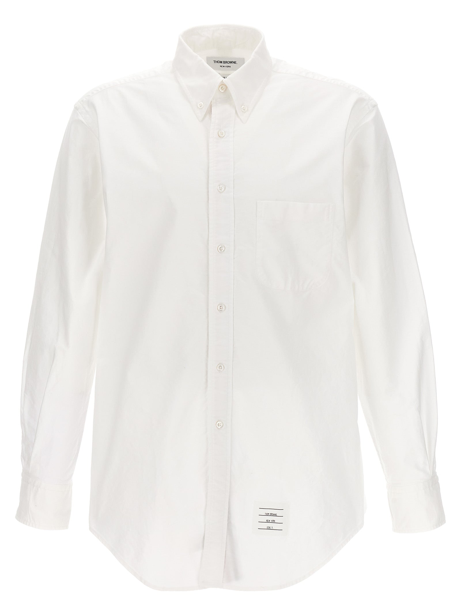 Thom Browne White Cotton Blouse
