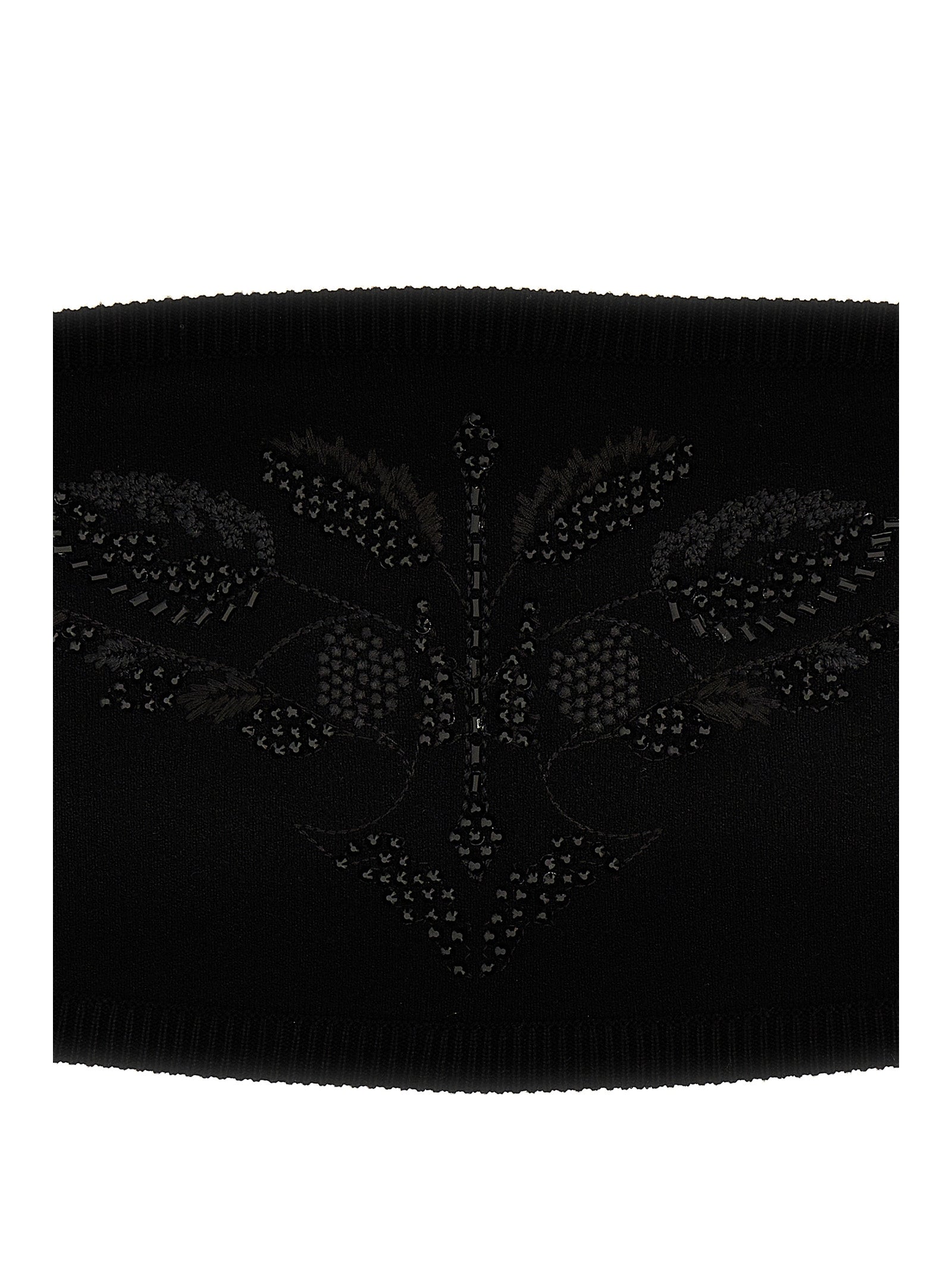 Max Mara Black Viscose Tank Tops