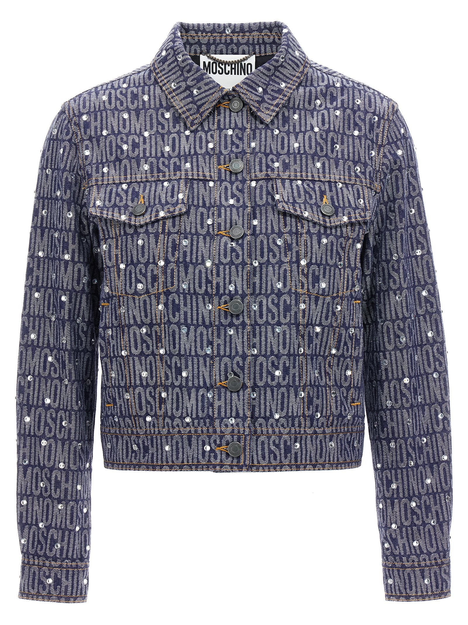 Moschino Blue Cotton Denim Jacket