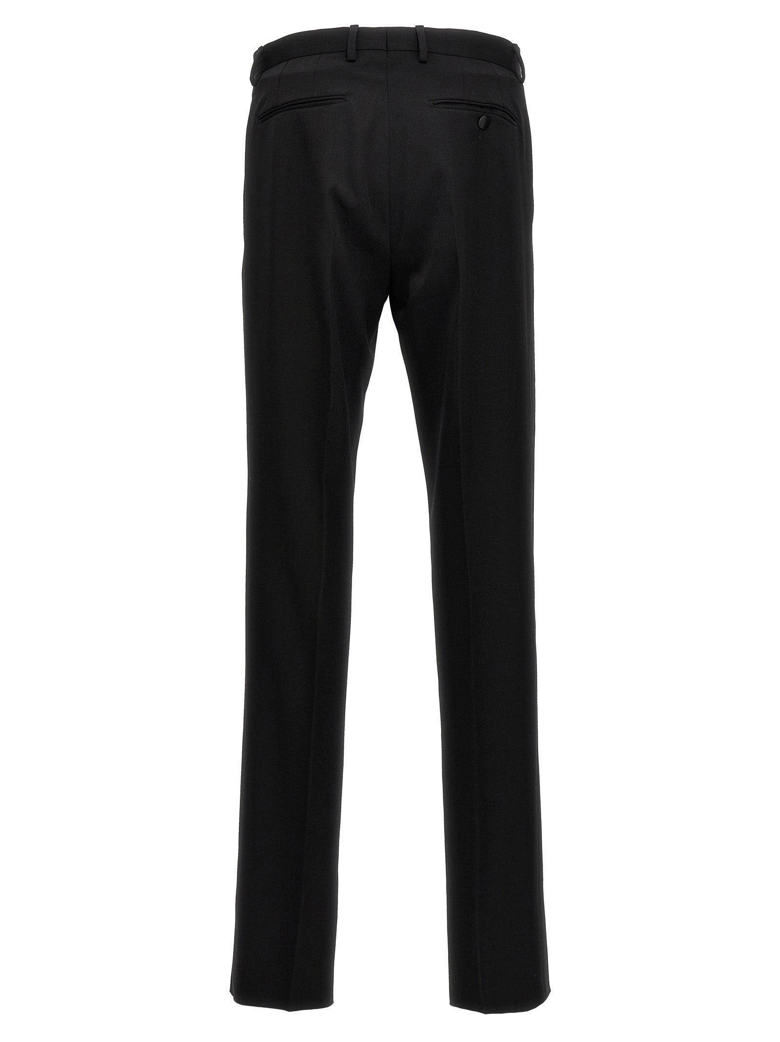 Lanvin Black Wool Dress Pants