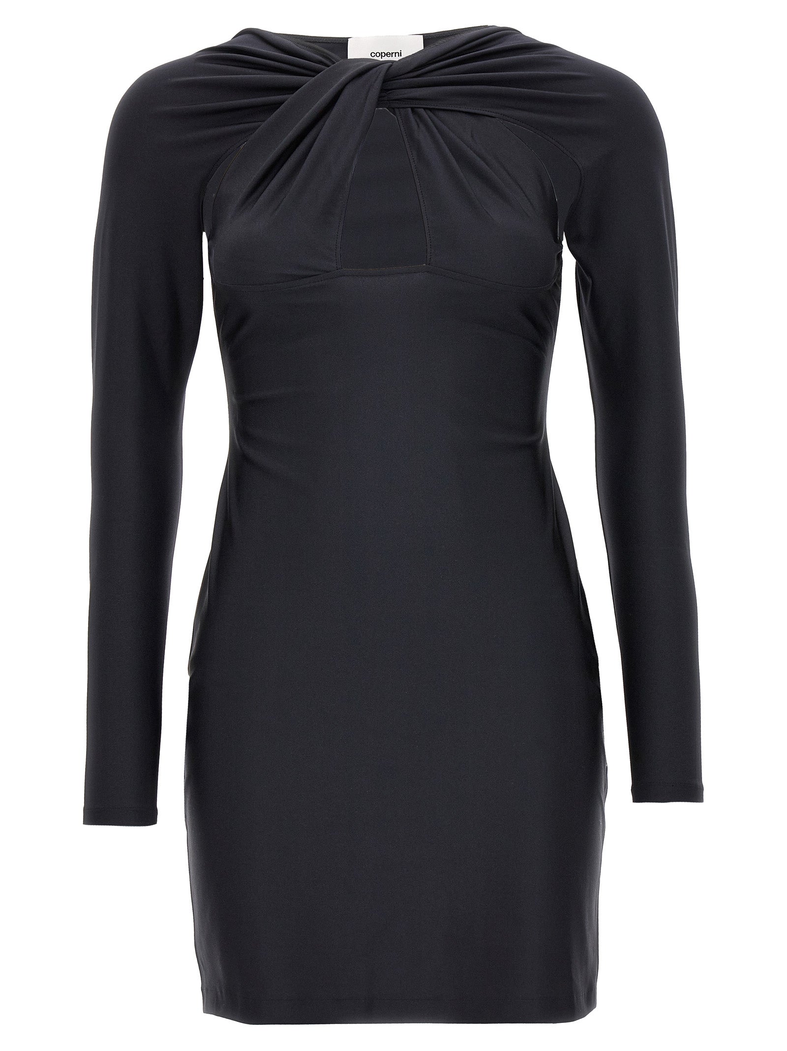 Coperni Black Polyamide Short Dress