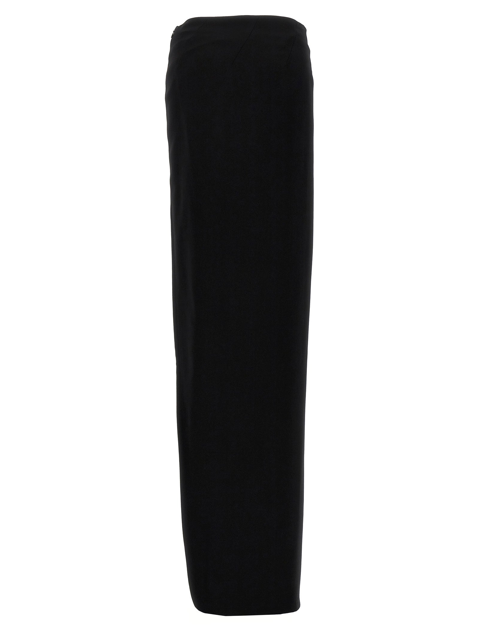 Ann Demeulemeester Black Lamb Leather Mini Skirt