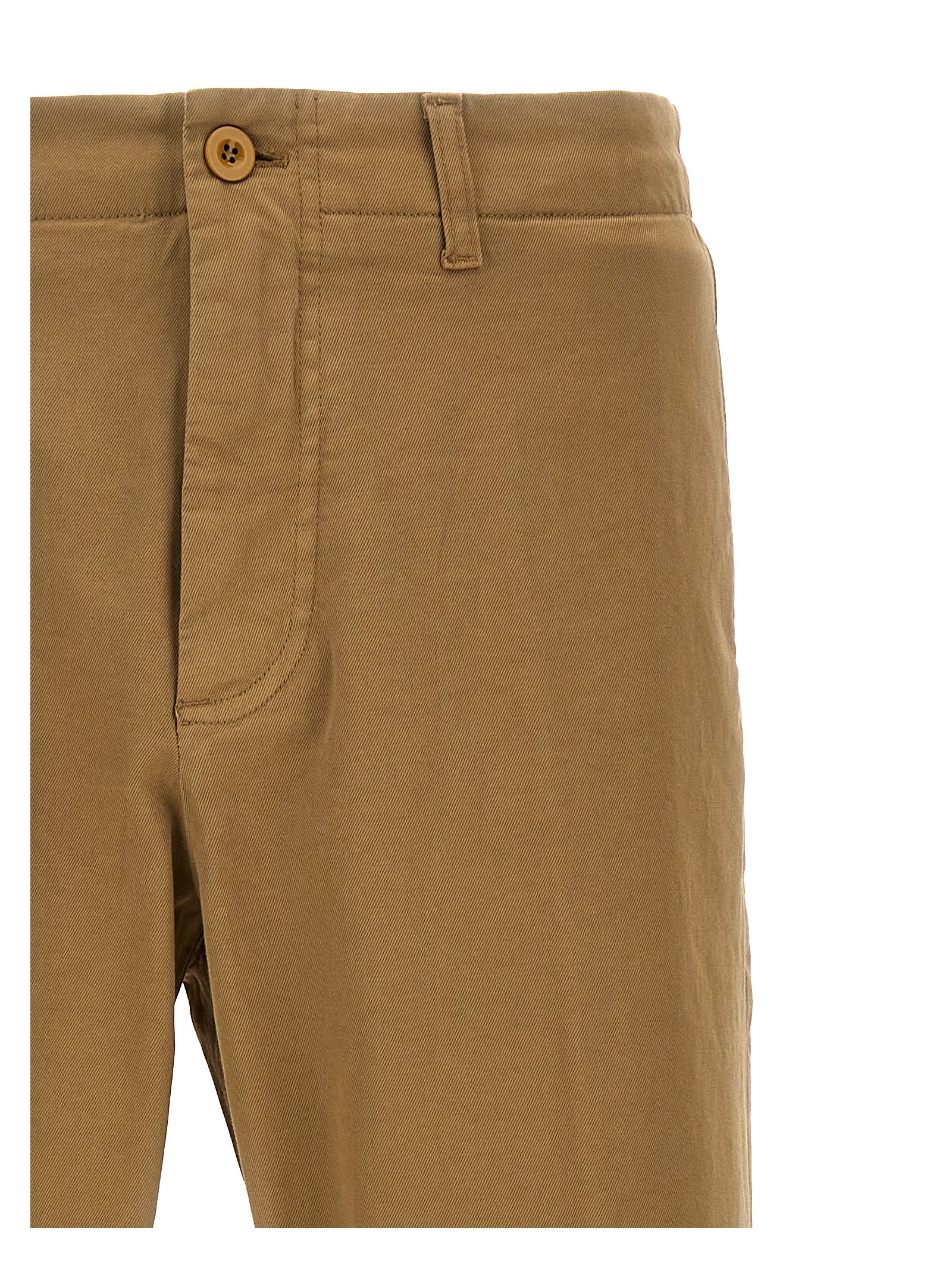 Department 5 Beige Cotton Casual Pants