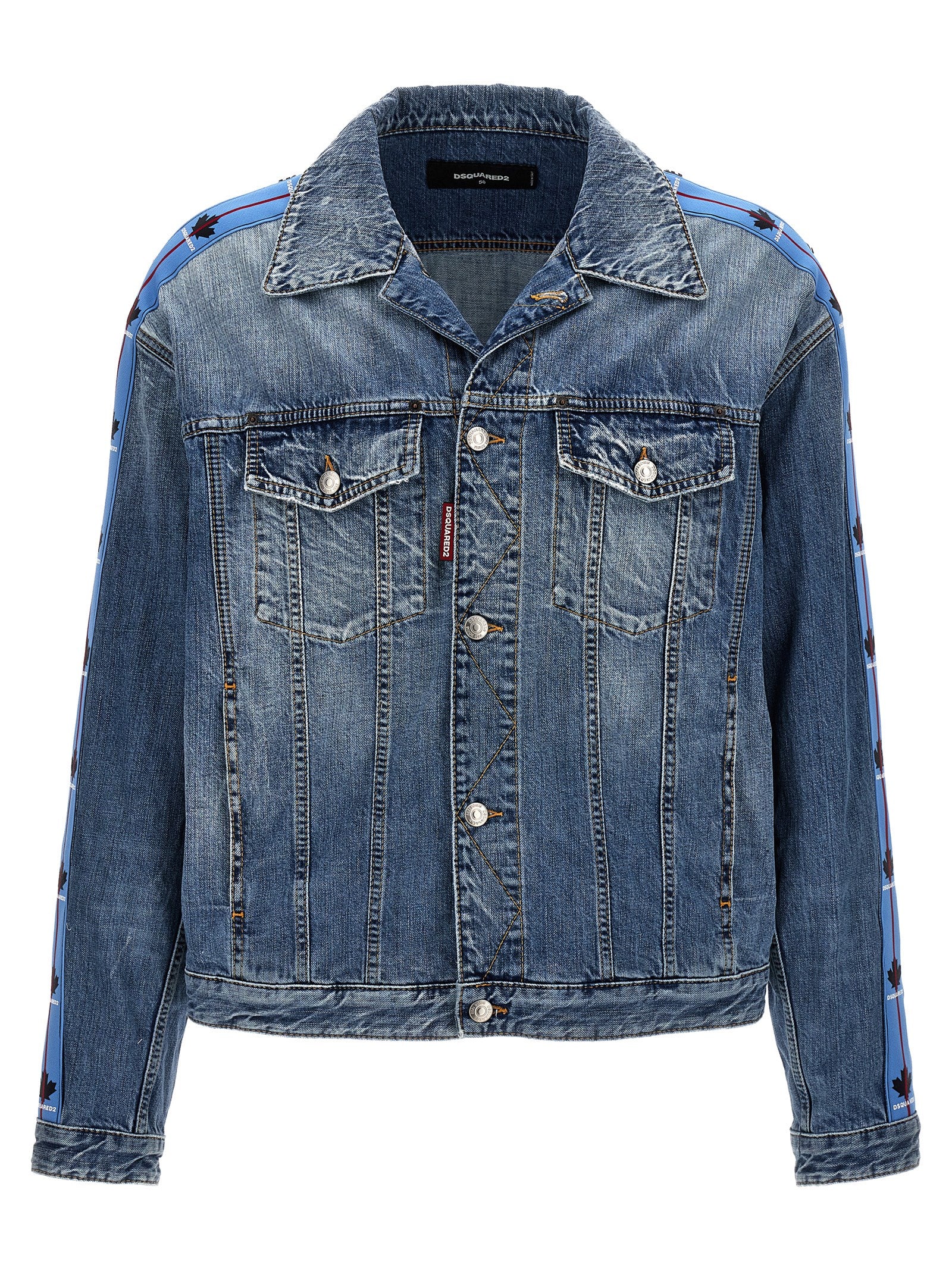 Dsquared² Blue Cotton Denim Jacket