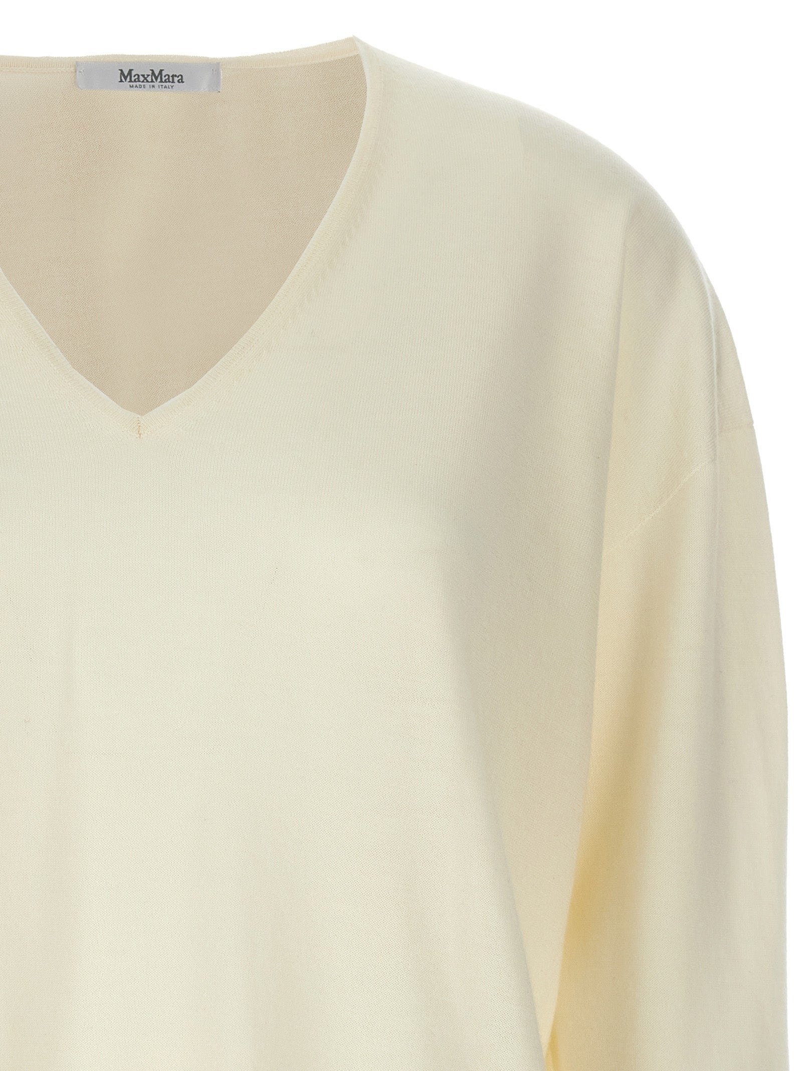 Max Mara White Cashmere Cardigan