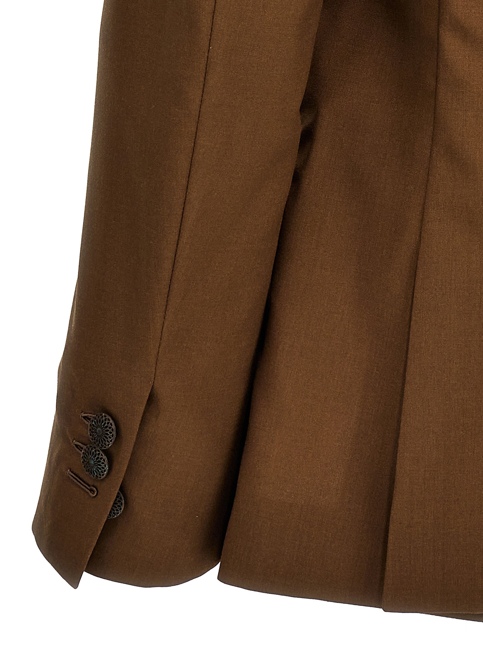 MAURIZIO MIRI Brown Wool Blazer