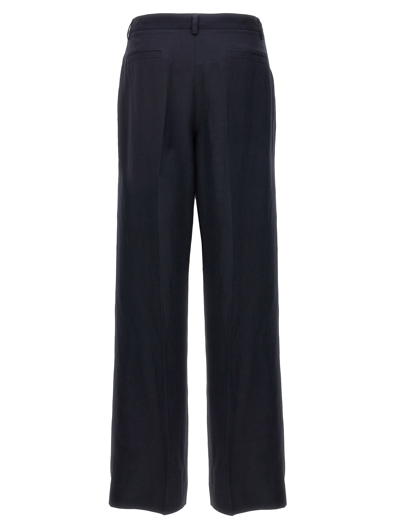 P.A.R.O.S.H. Blue Viscose Casual Pants