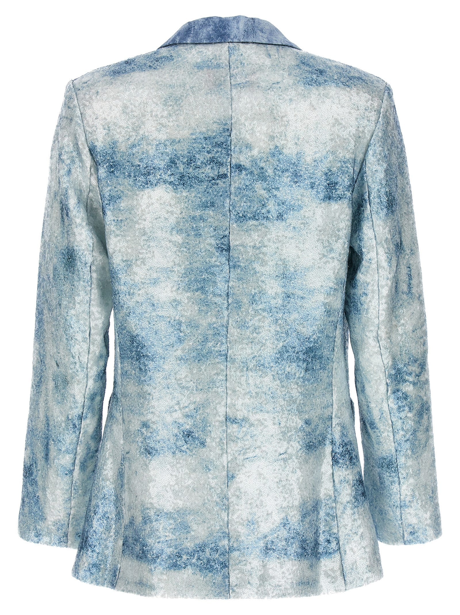 LE TWINS Blue Polyester Blazer