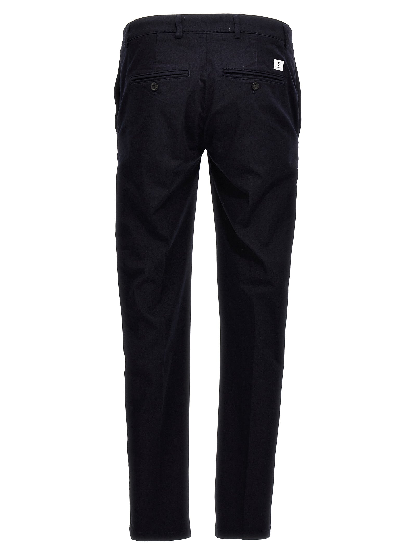 Department 5 Blue Cotton Casual Pants
