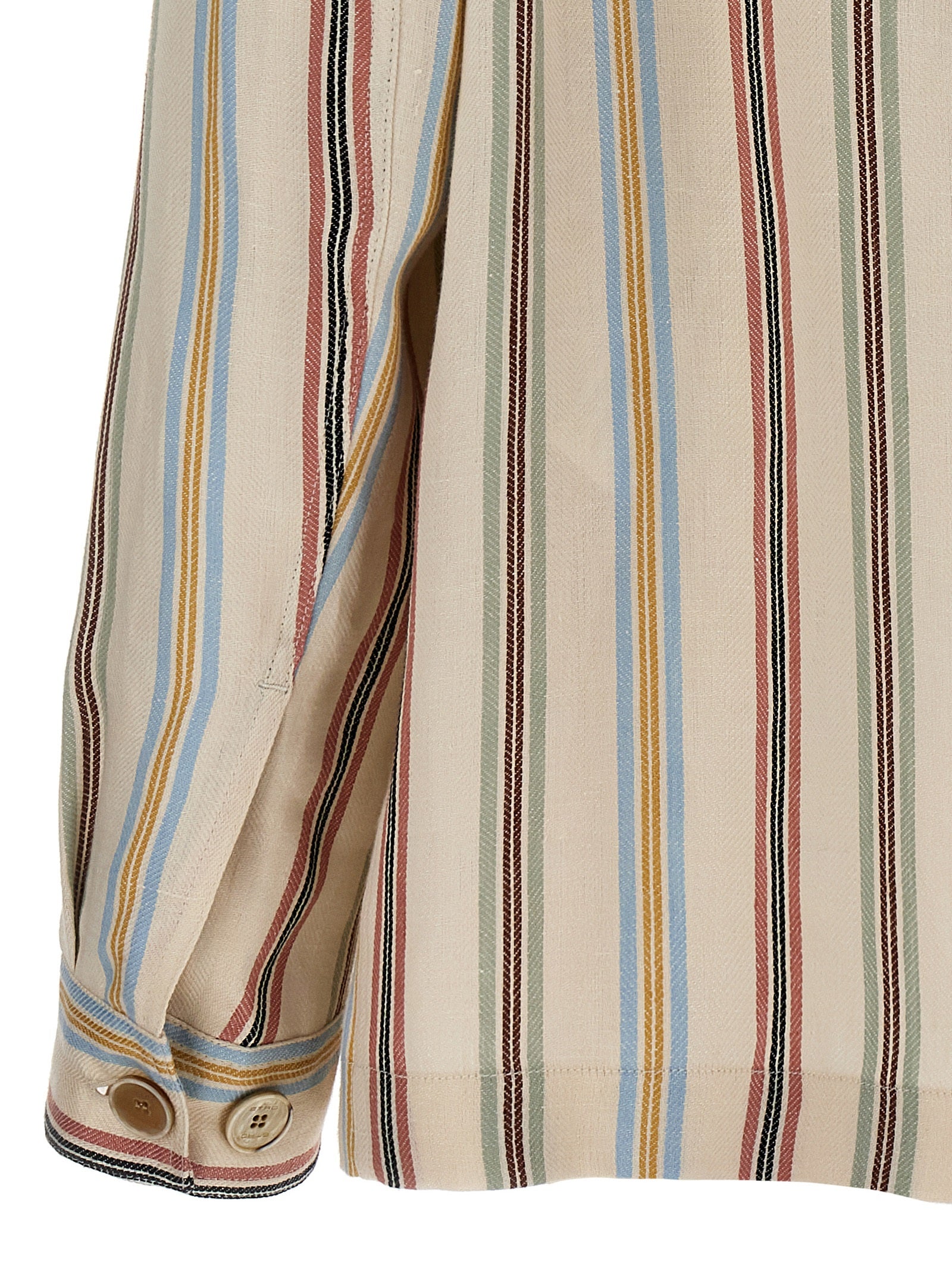 Etro Multicolor Linen Blouse