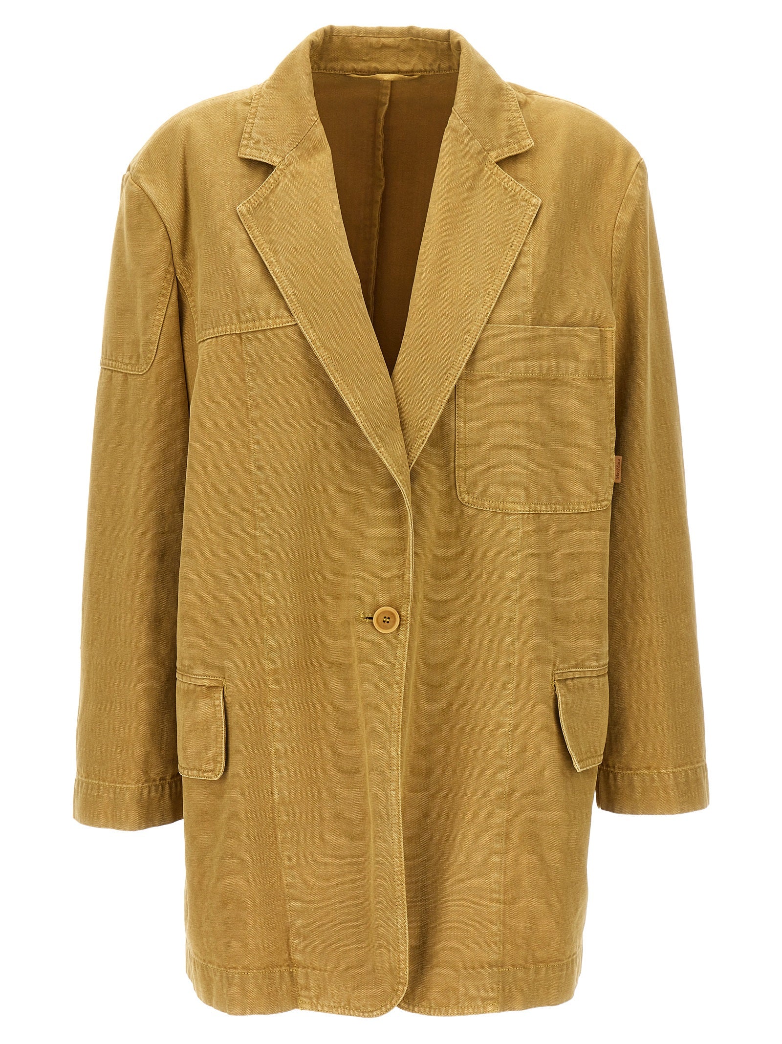 Max Mara Beige Cotton Blazer