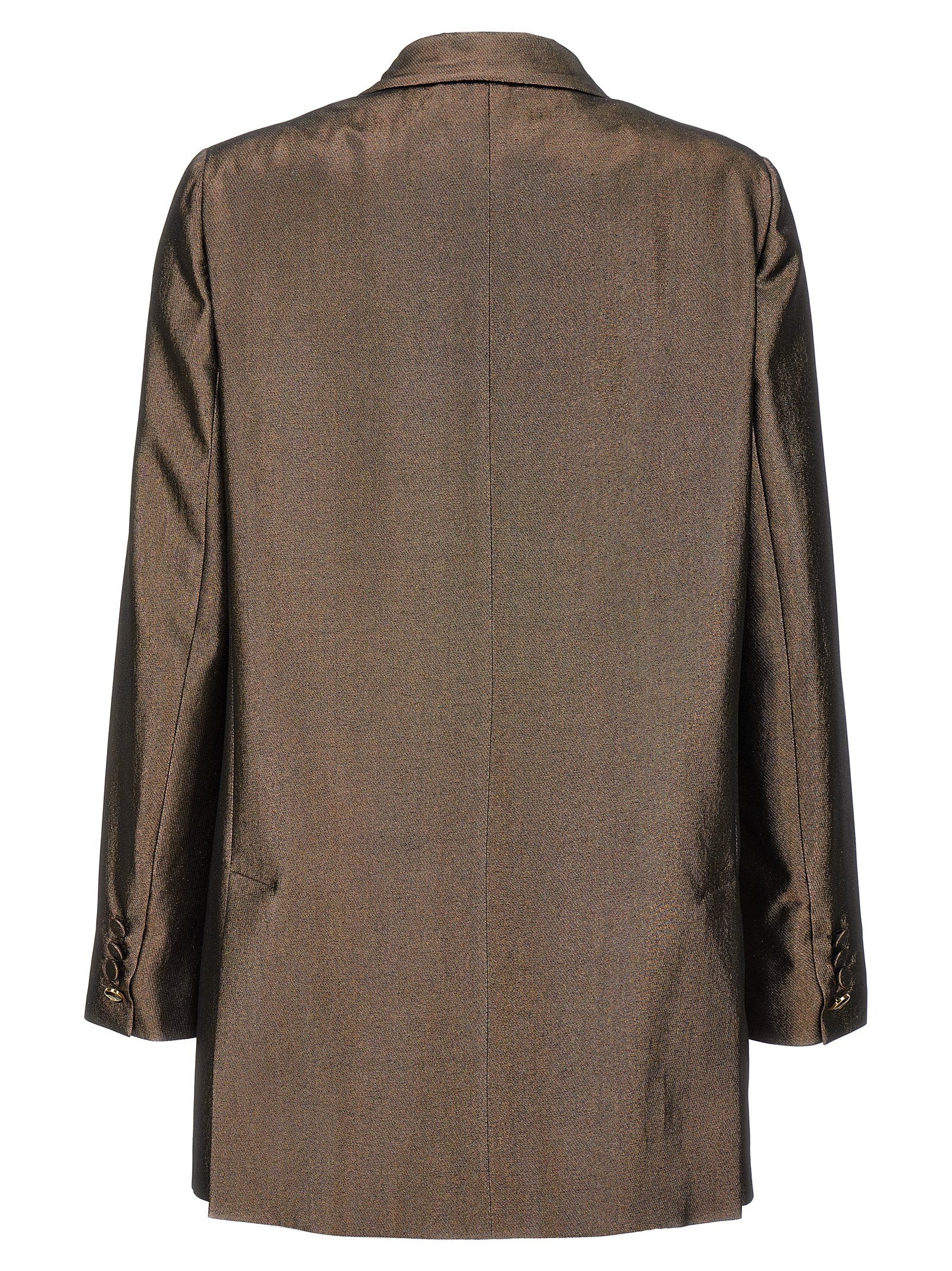 Max Mara Brown Silk Blazer