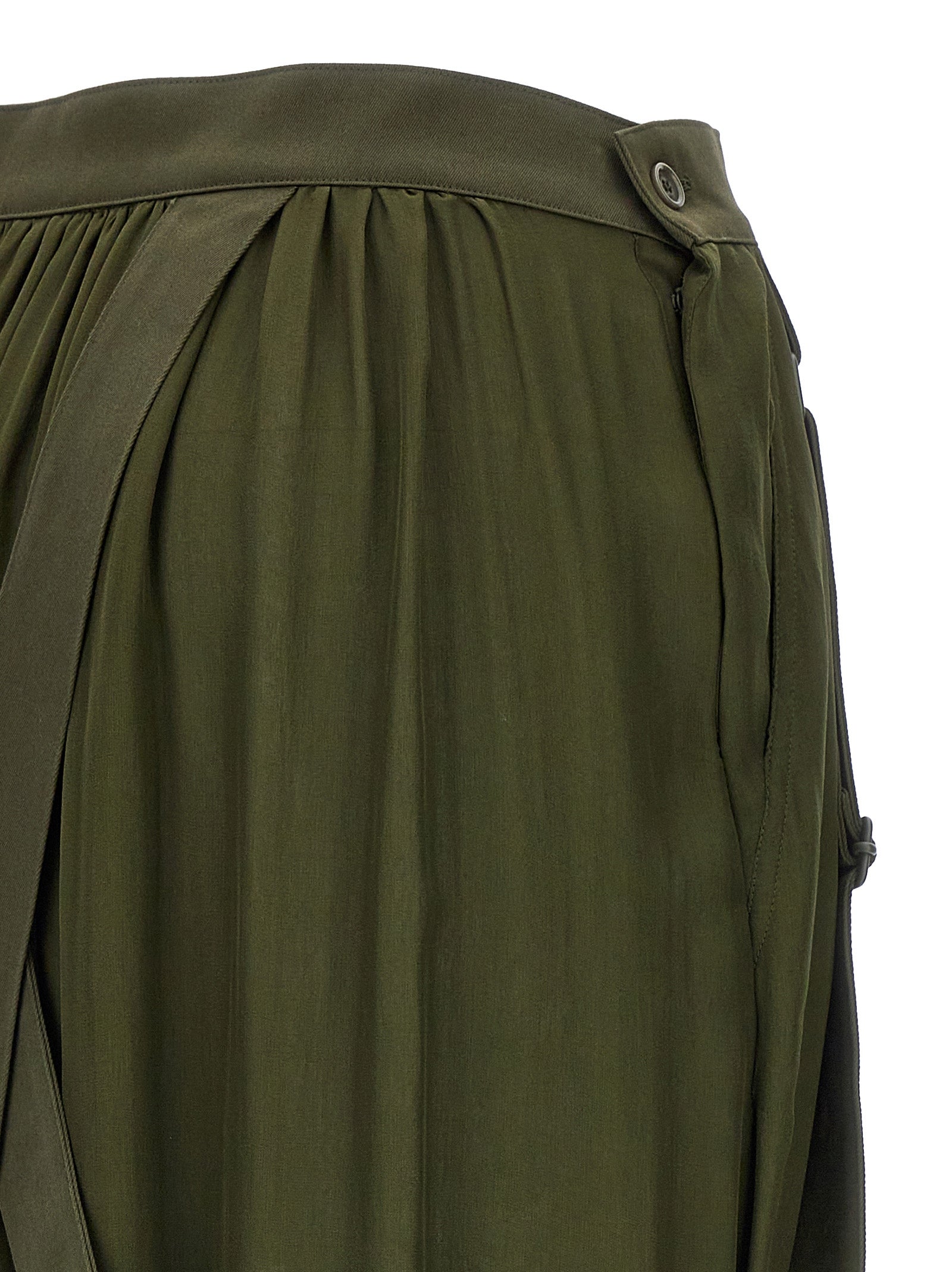 Max Mara Bicolor Silk Mini Skirt