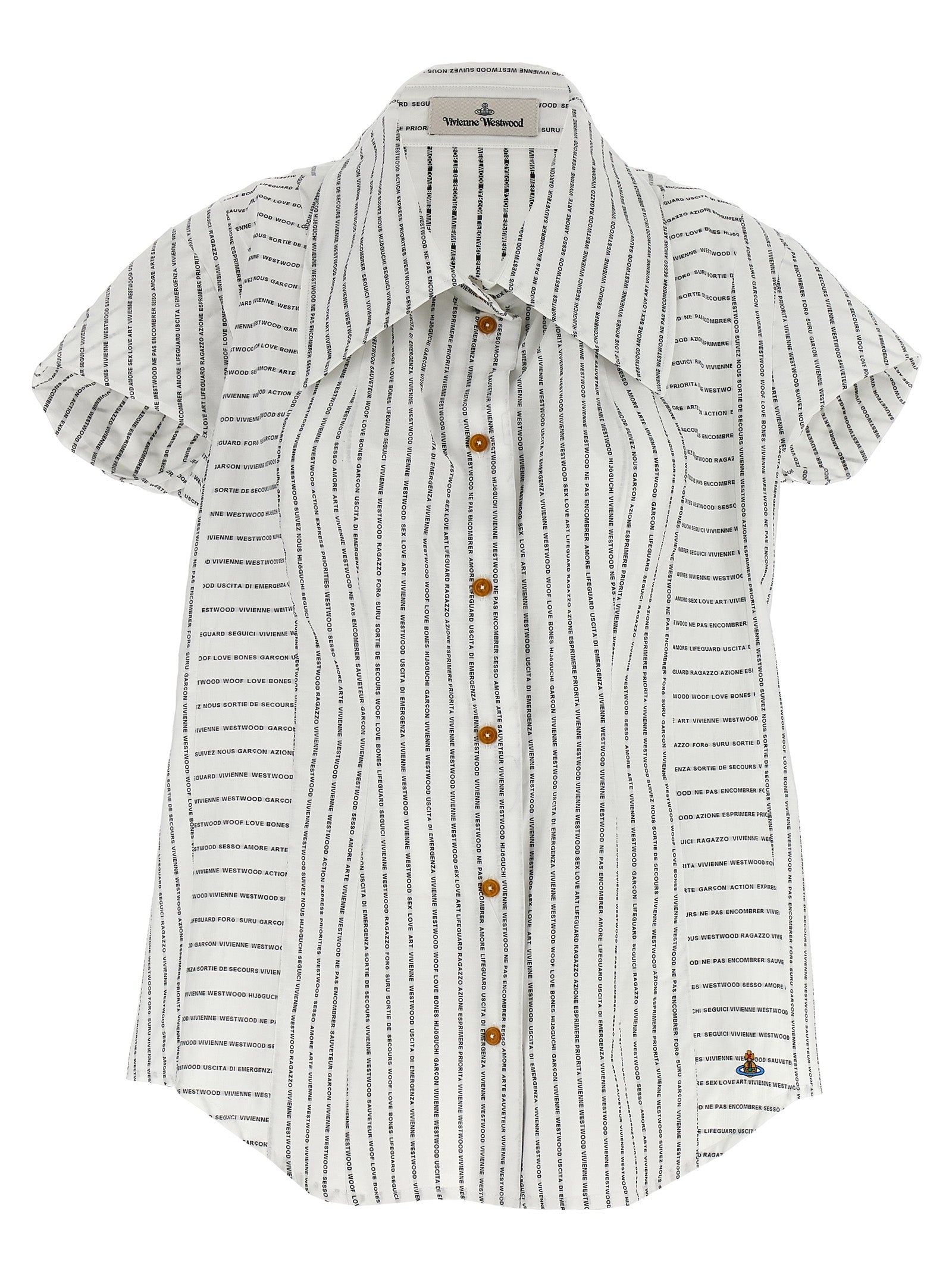 Vivienne Westwood Bicolor Cotton Blouse