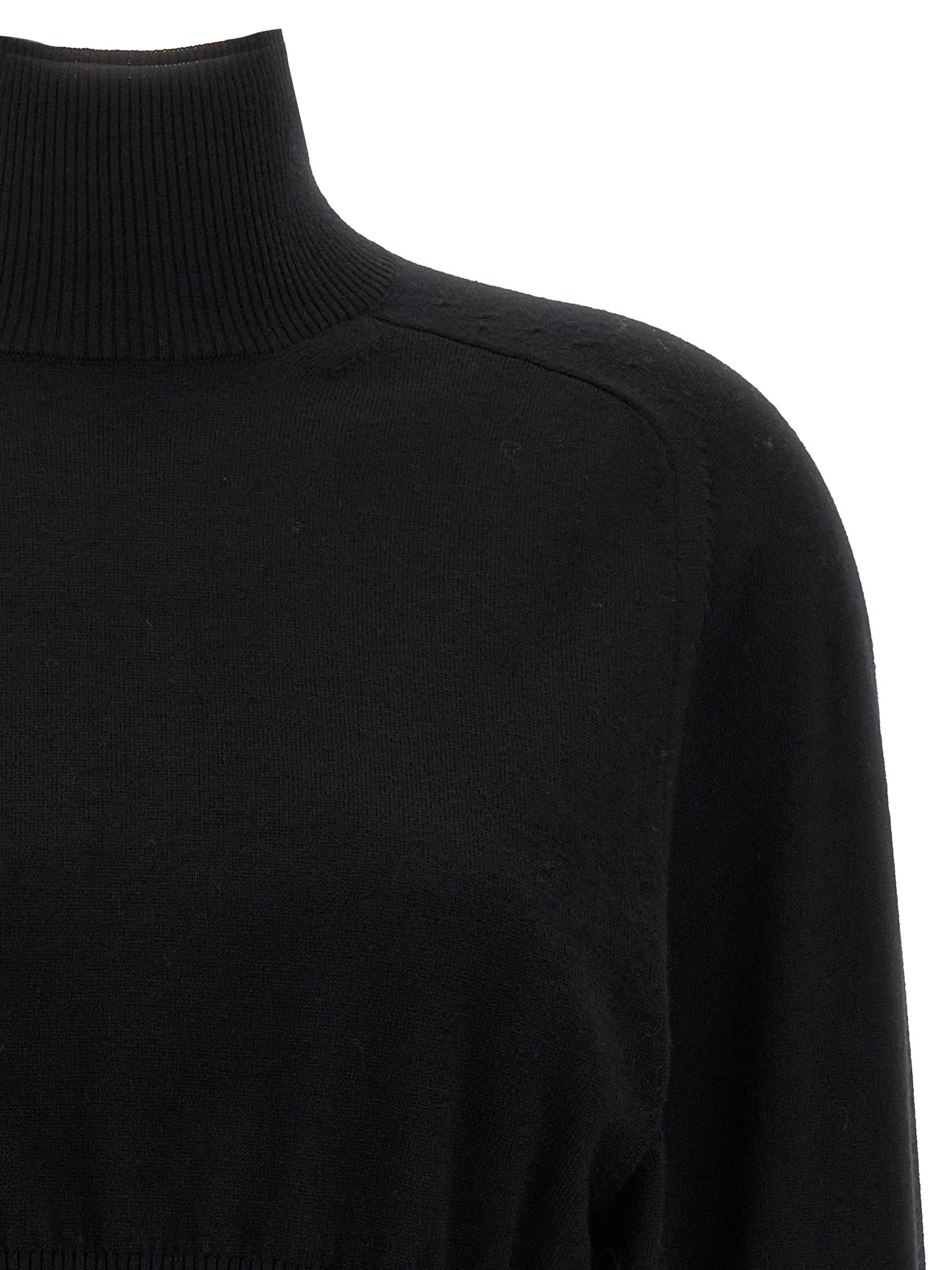 Sportmax Black Virgin Wool Cardigan