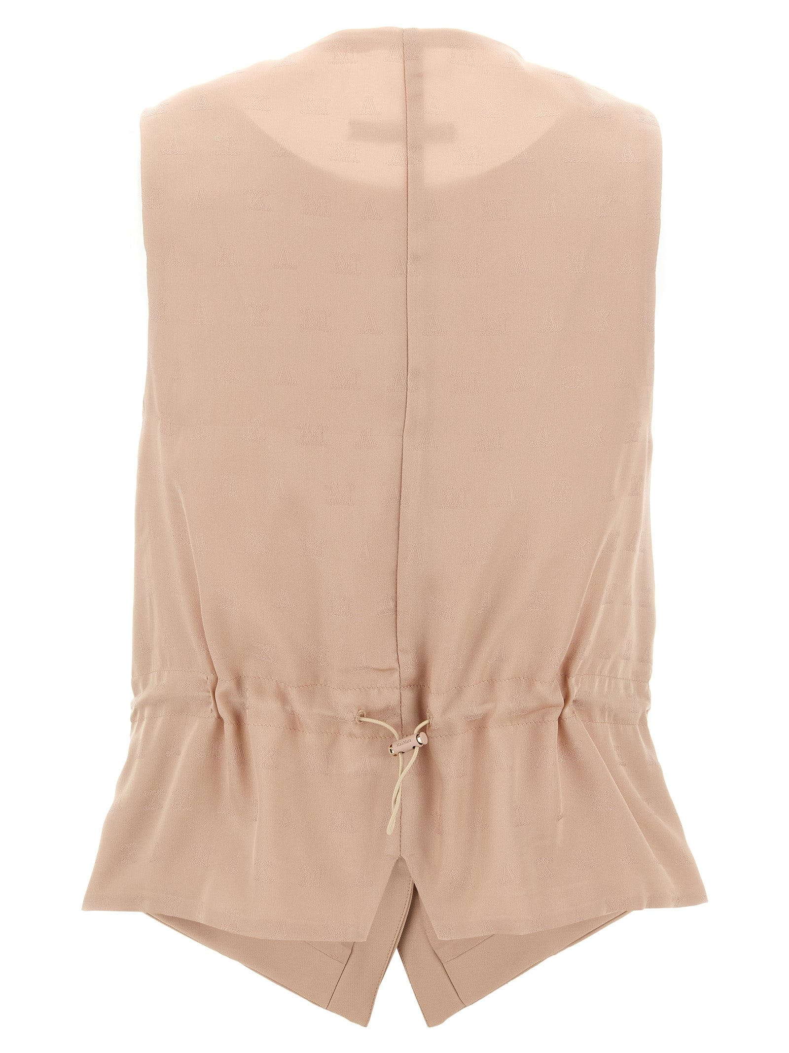 Max Mara Multicolor Acetate Sleeveless Jacket