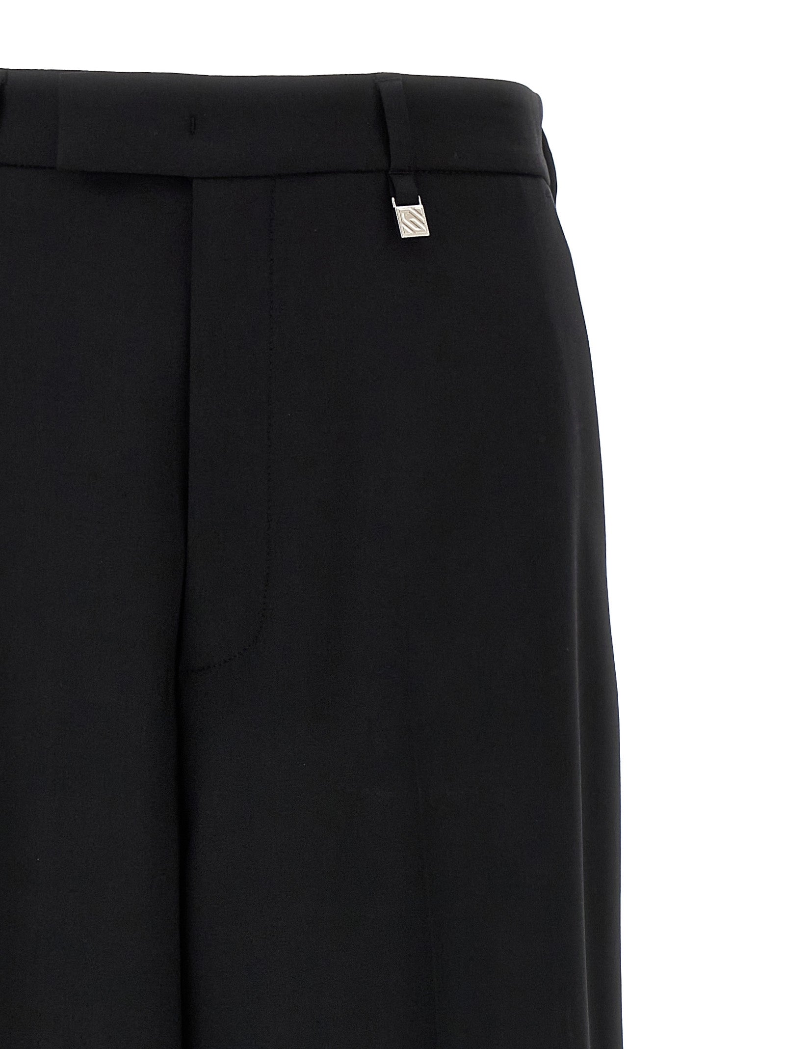 Giuseppe Di Morabito Black Virgin Wool Casual Pants