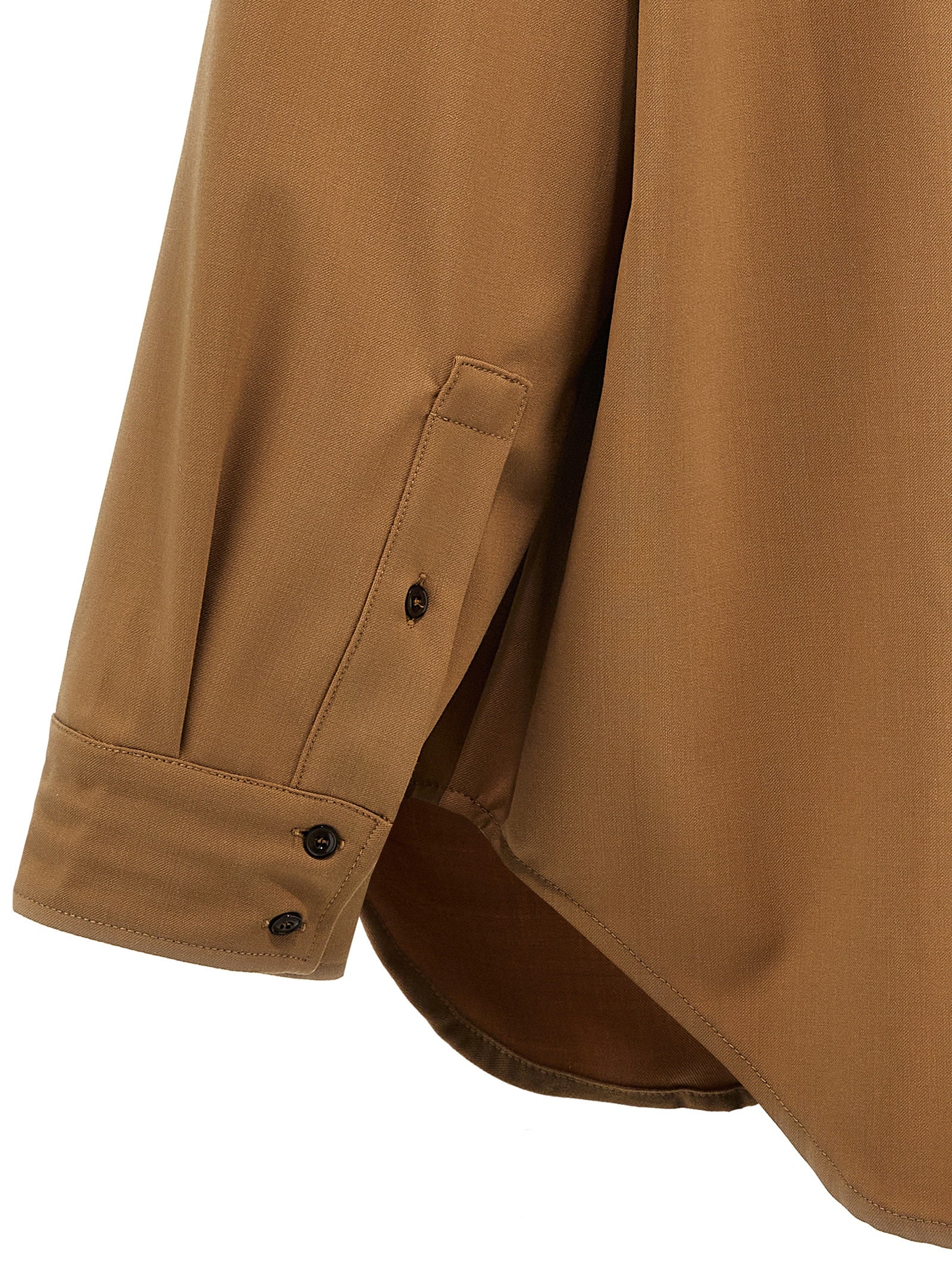 THELATEST Brown Polyester Blouse