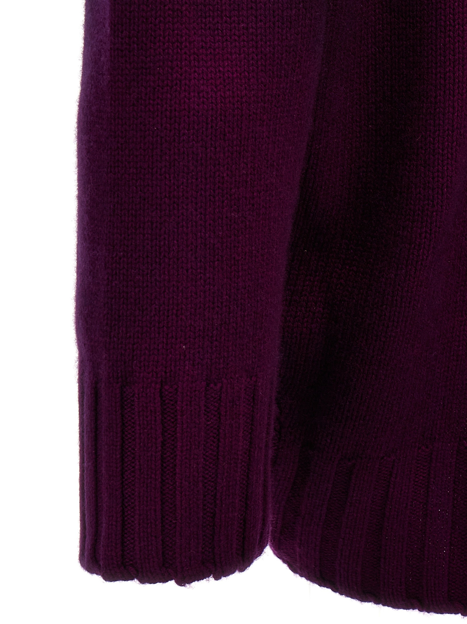 The Attico Purple Wool Short Dress