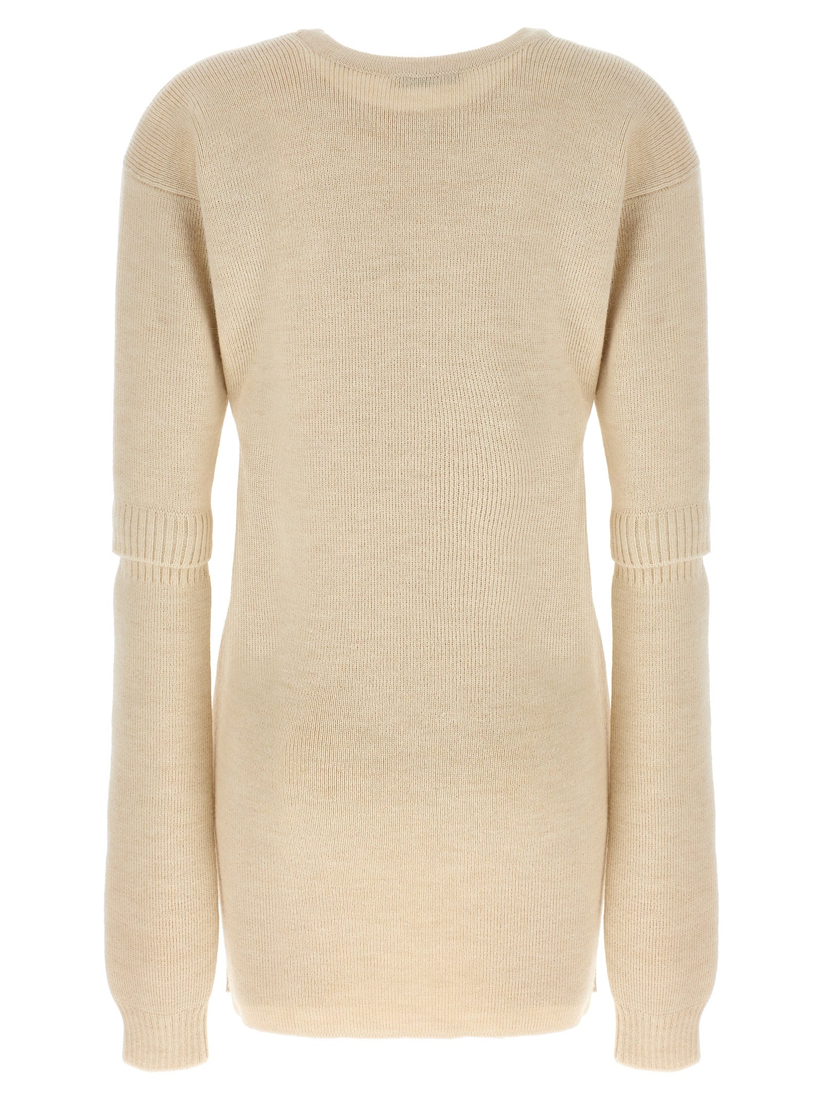 Lemaire White Acetate Short Dress