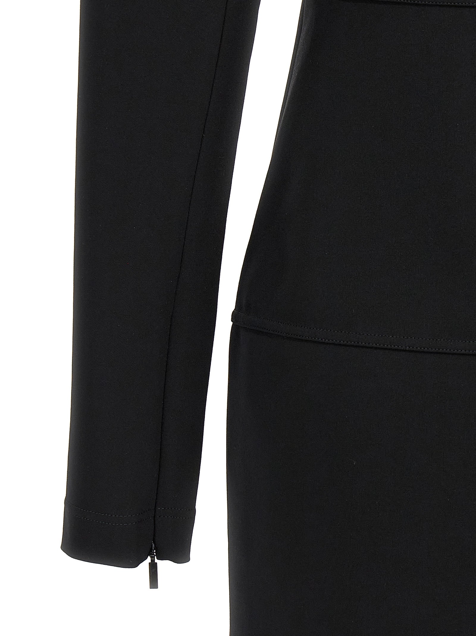 Fendi Black Viscose Midi Dress