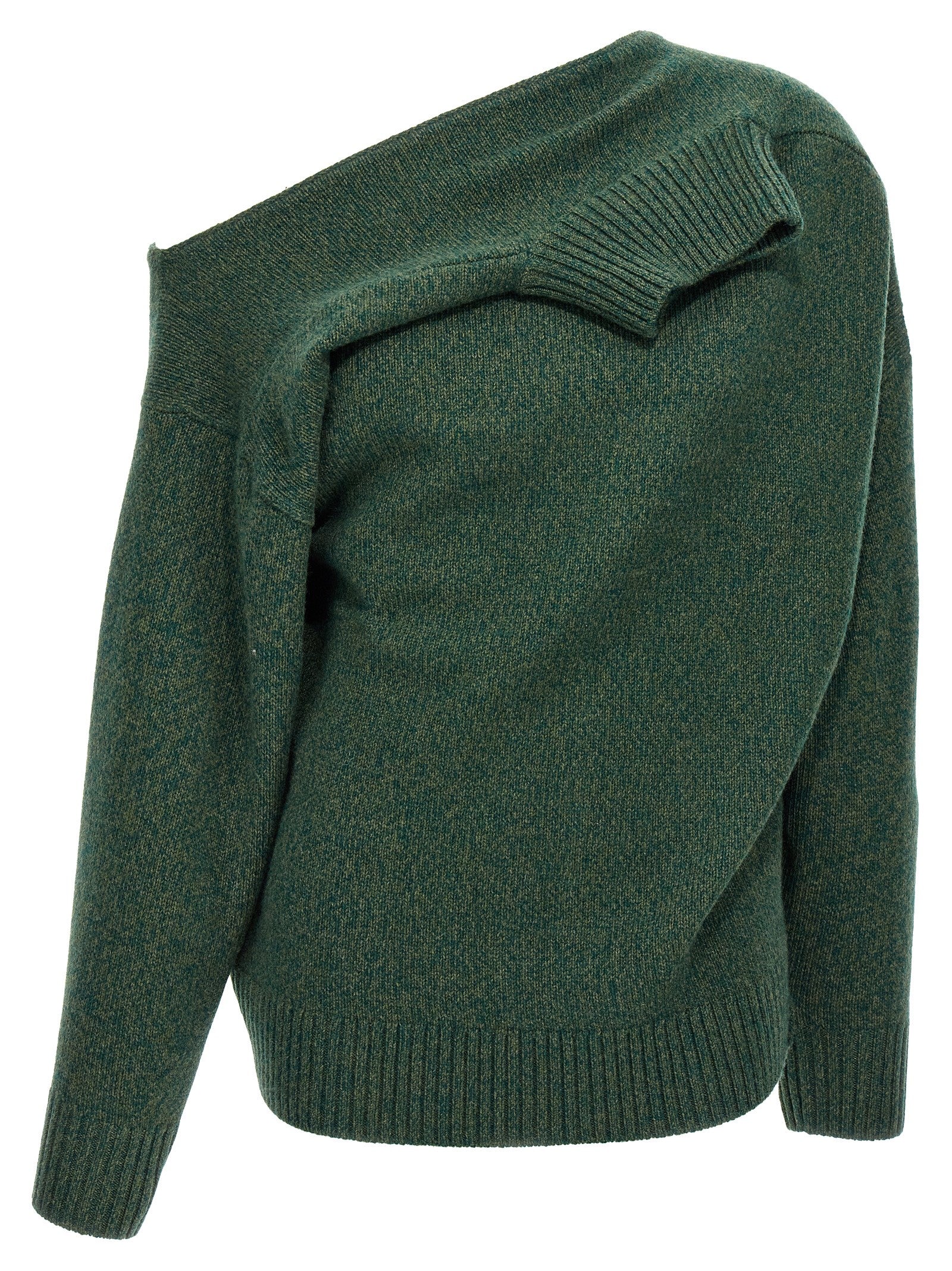 Victoria Beckham Bicolor Wool Cardigan