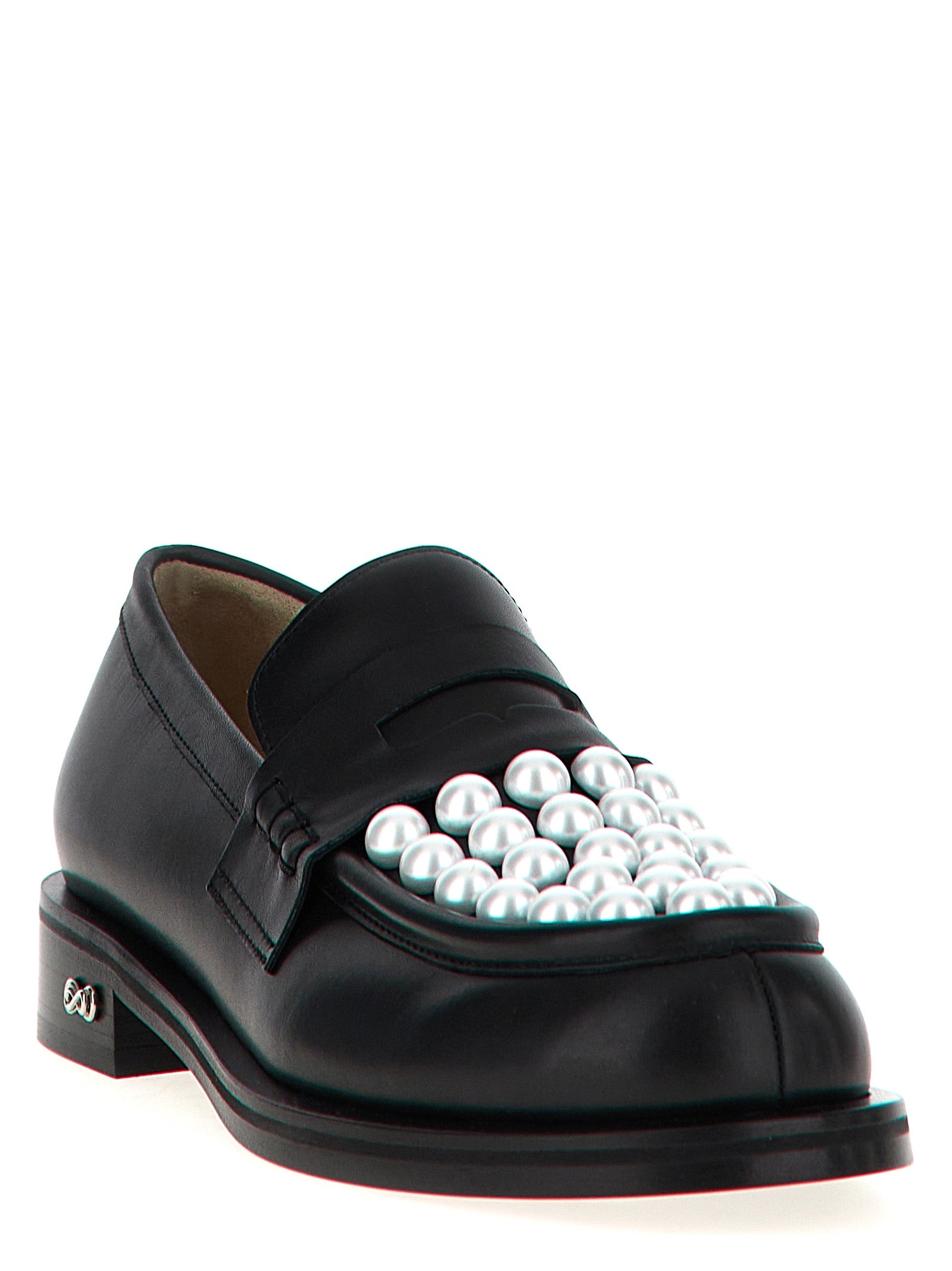 MACH & MACH Bicolor Calfskin Slip-On Loafers