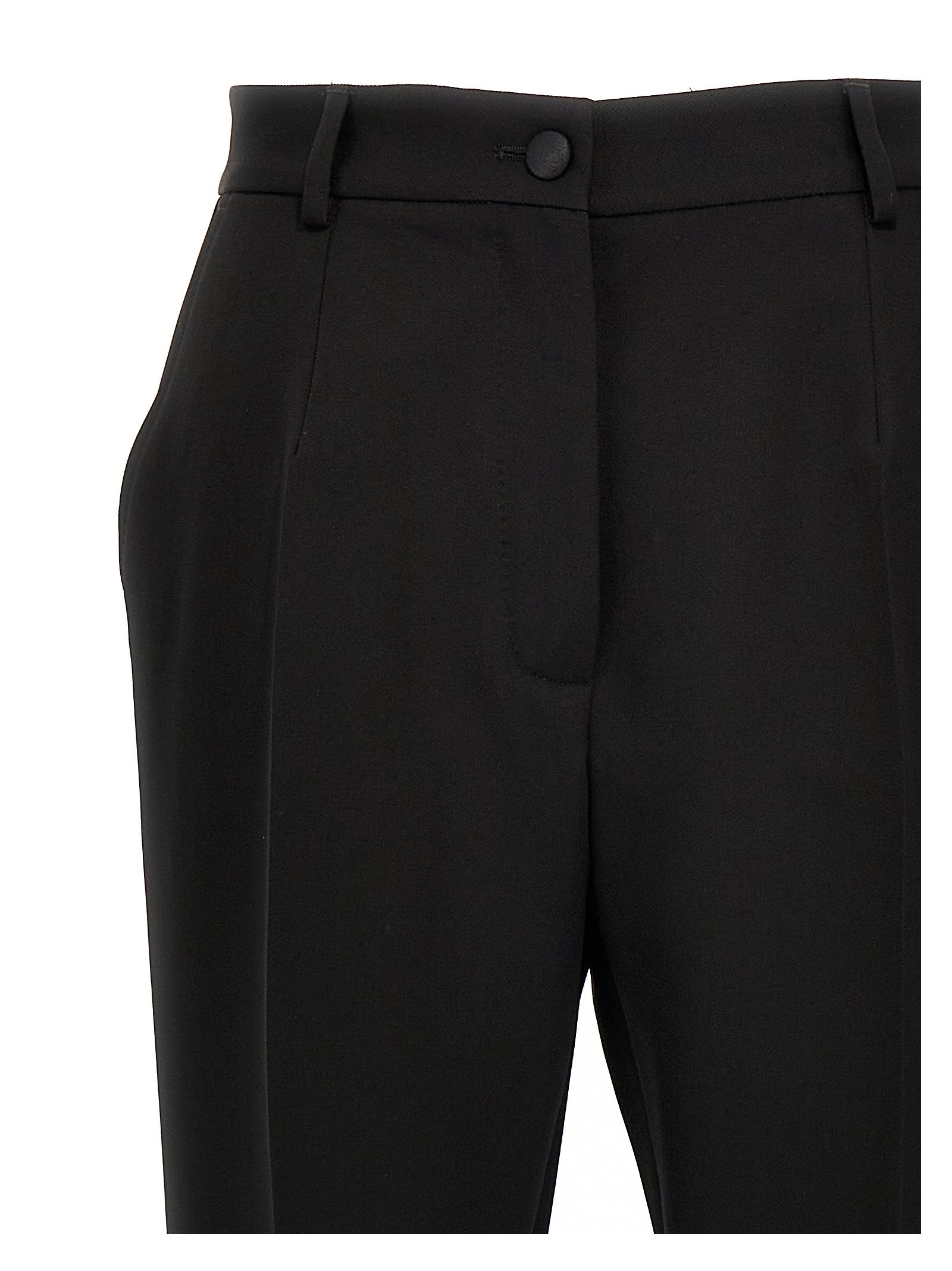 Dolce & Gabbana Black Virgin Wool Tuxedo