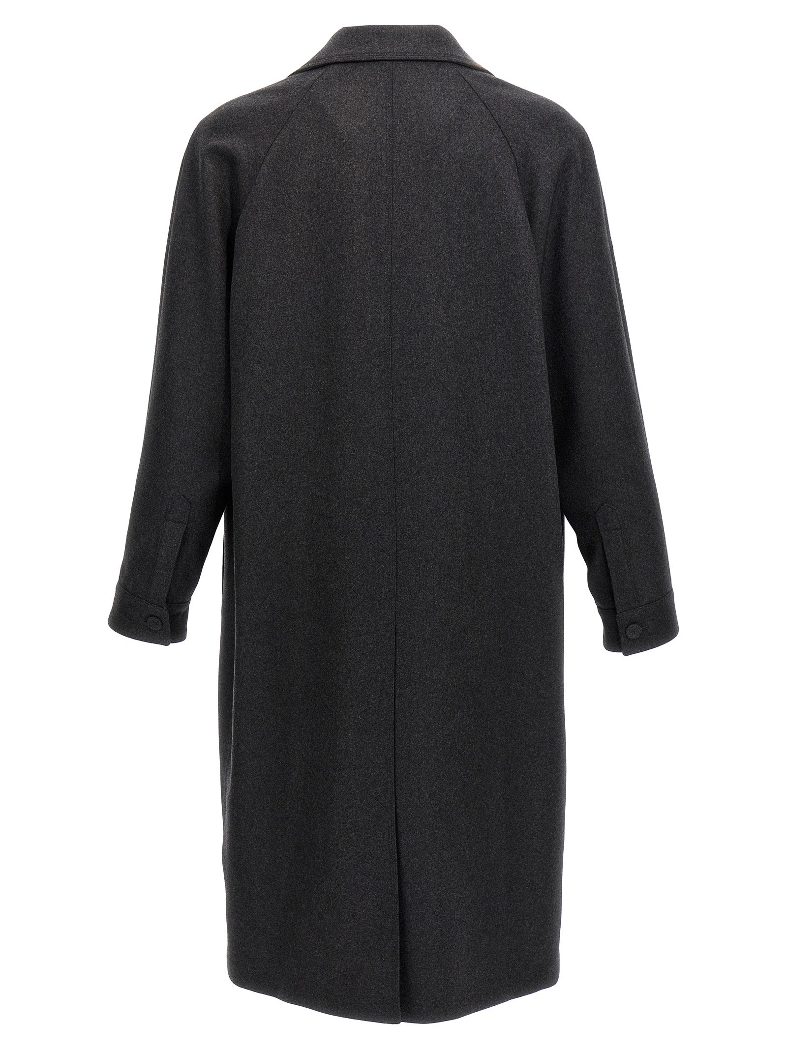 Fendi Gray Cashmere Coat