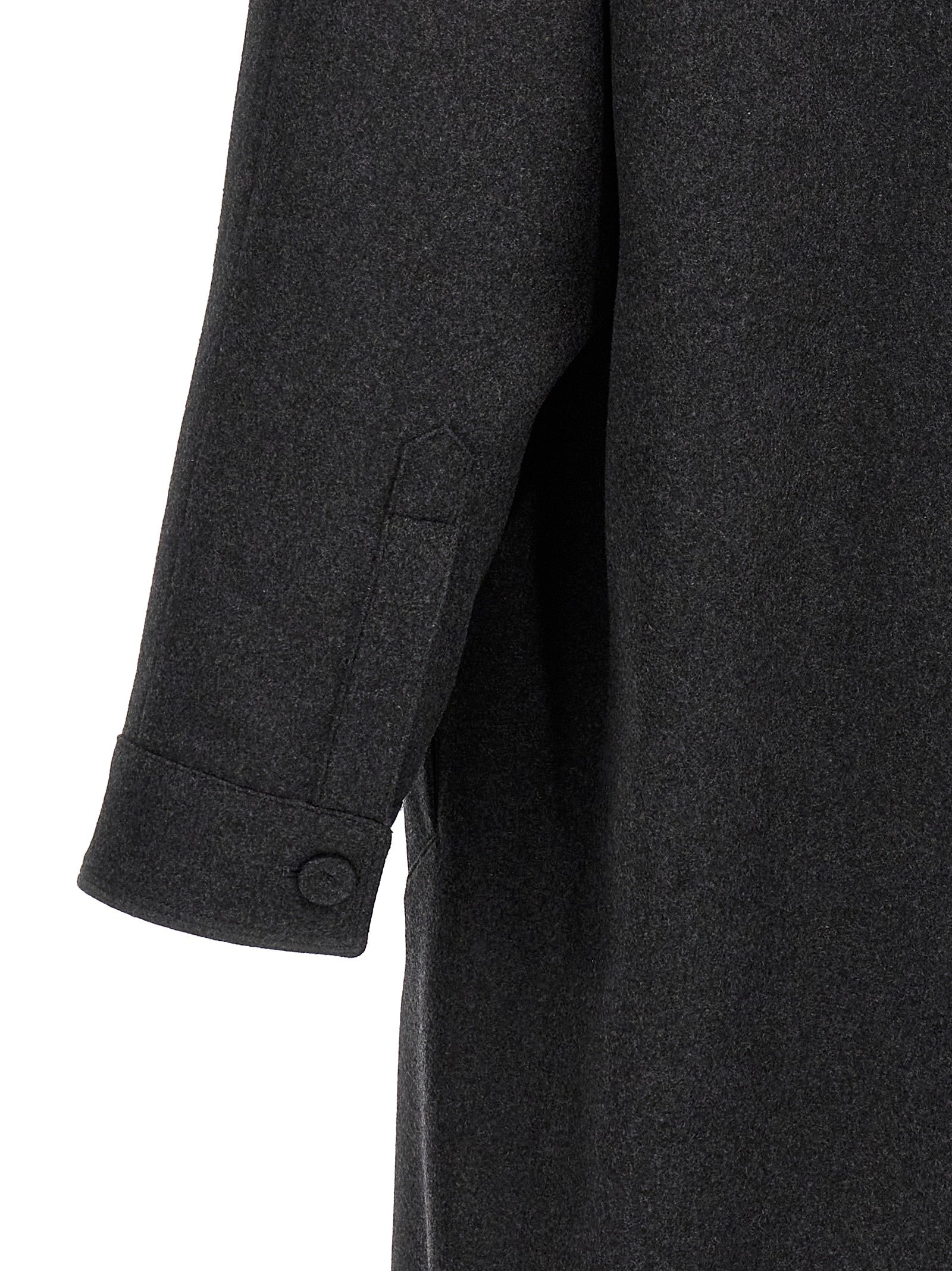 Fendi Gray Cashmere Coat