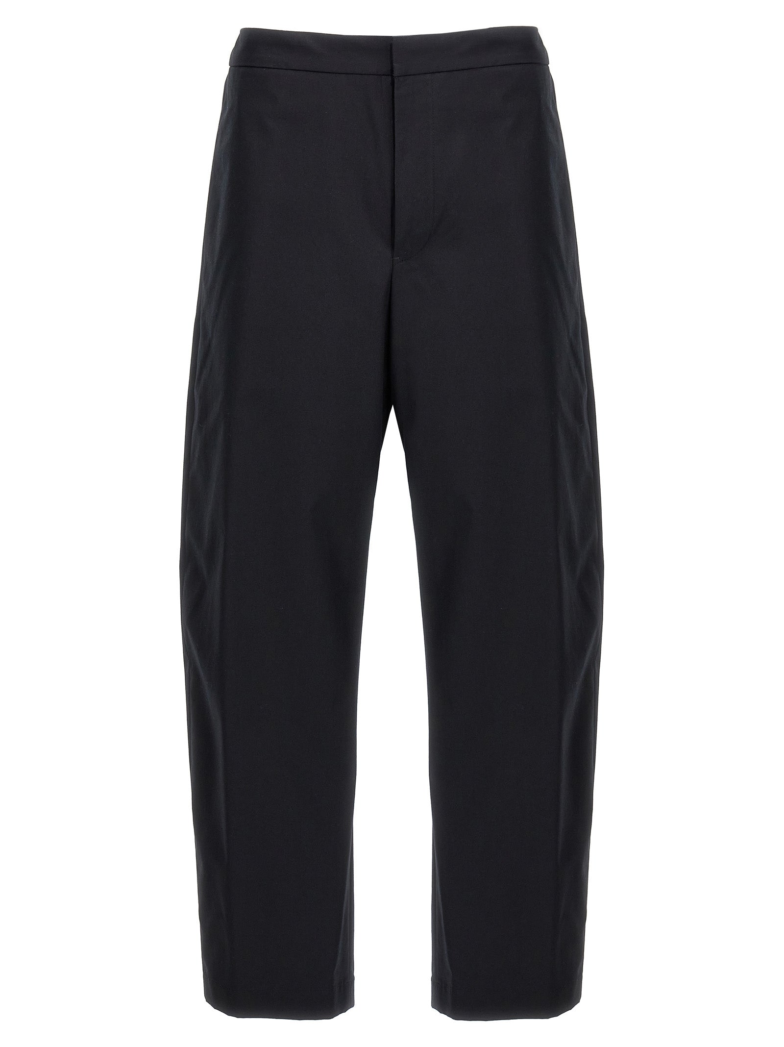 Jil Sander Blue Cotton Casual Pants
