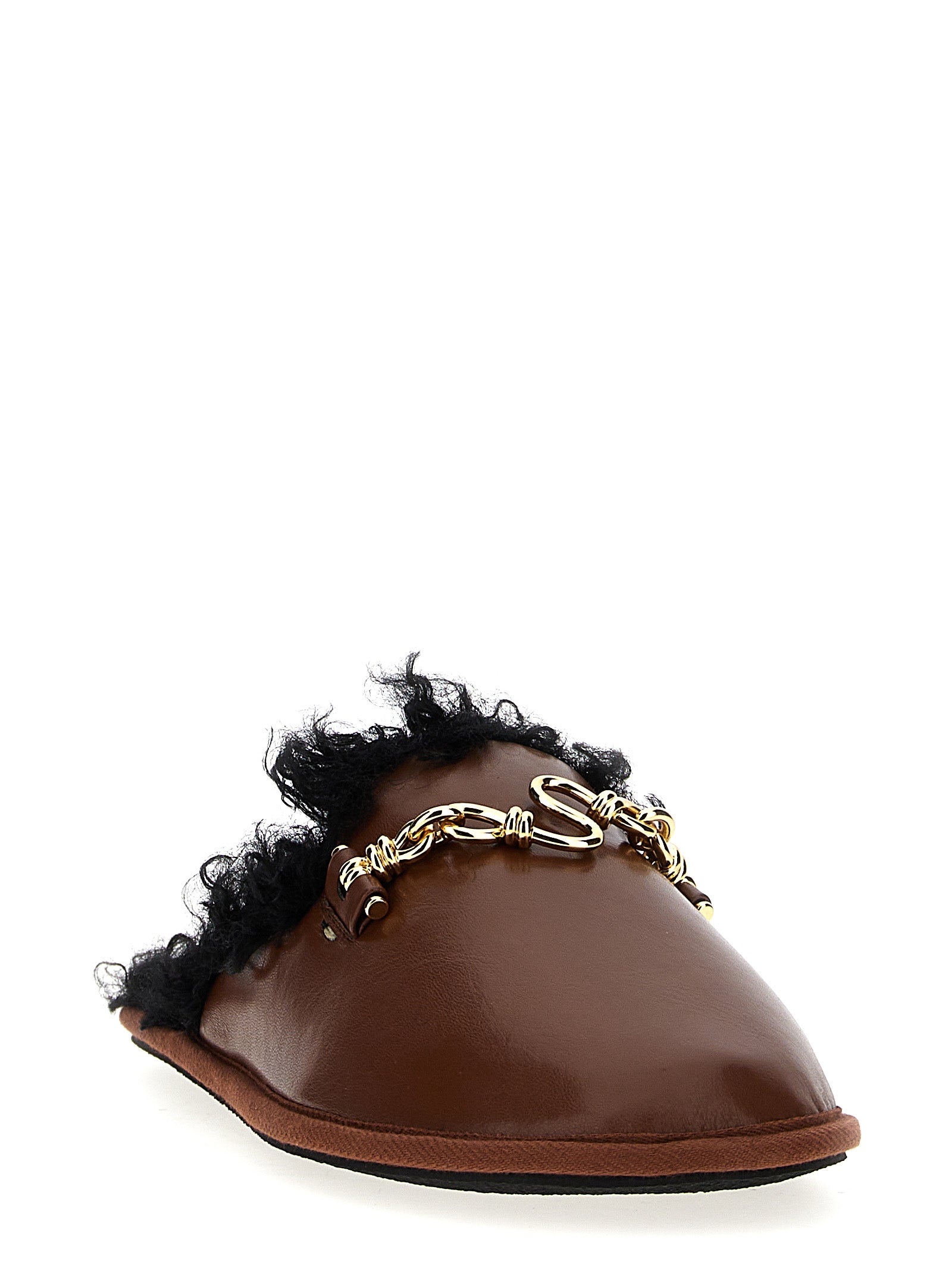 Stella McCartney Brown Polyethylene Mules