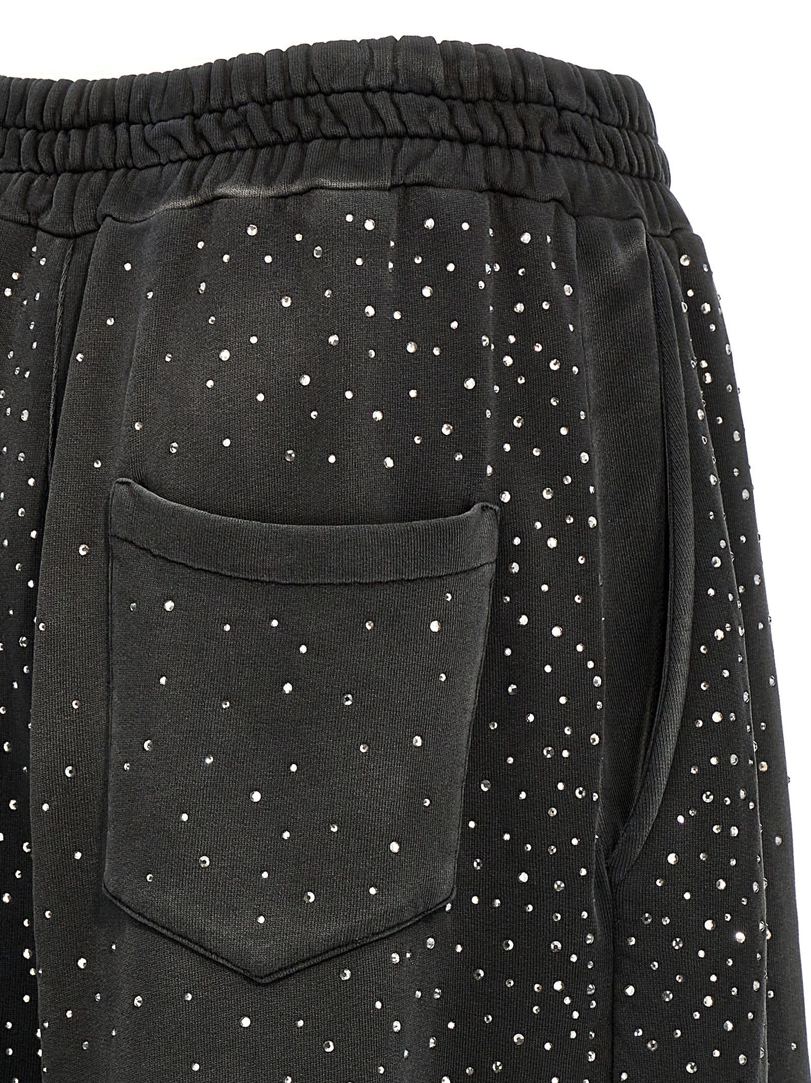 Giuseppe Di Morabito Black Cotton Joggers (Workout Pants)