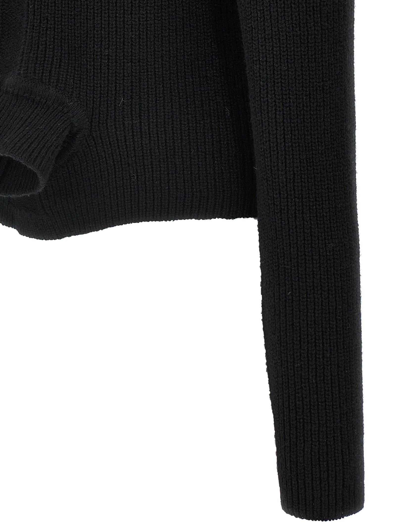 Rick Owens Black Cashmere Cardigan
