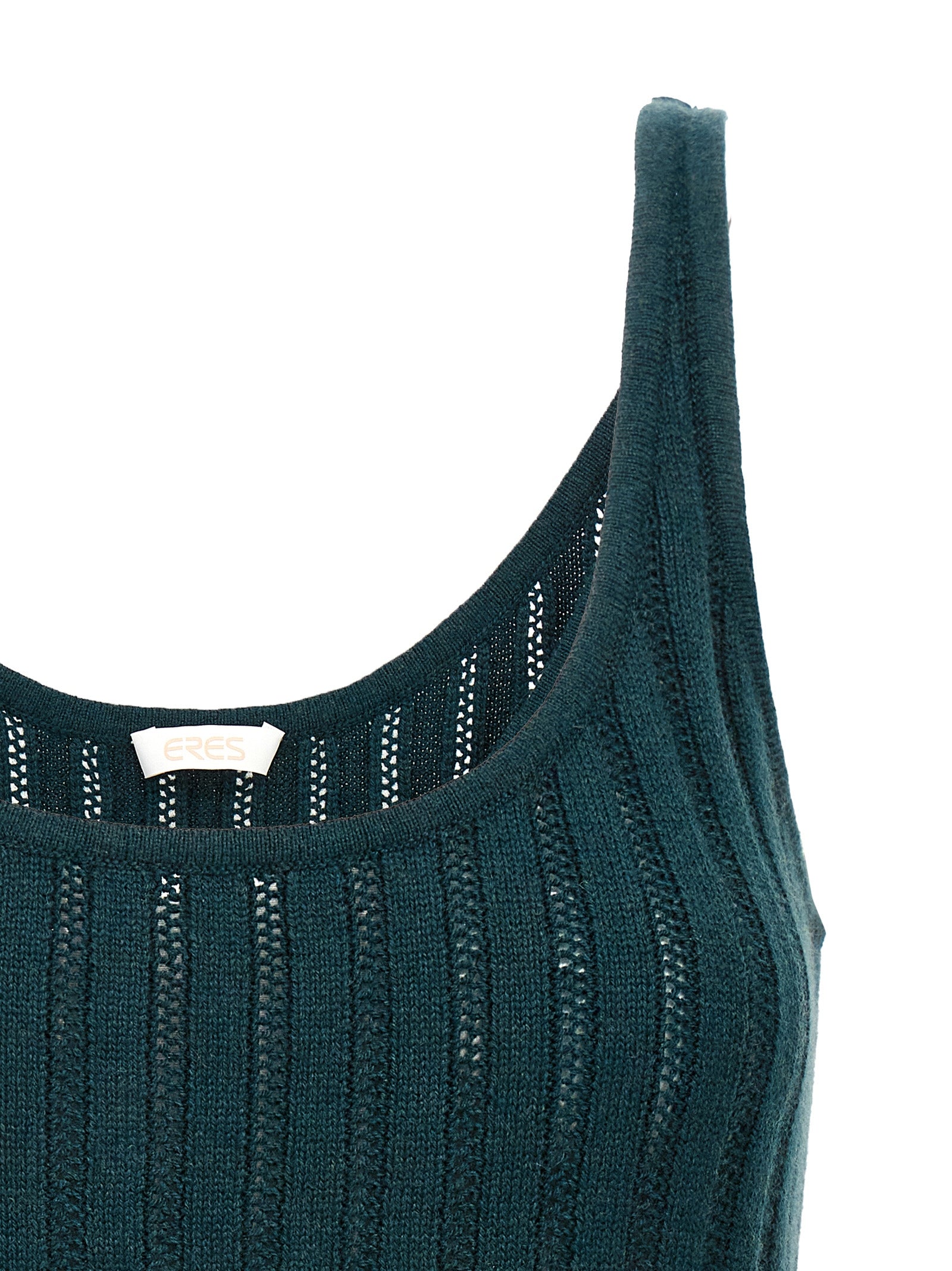 Eres Bicolor Wool Sleeveles T-Shirt