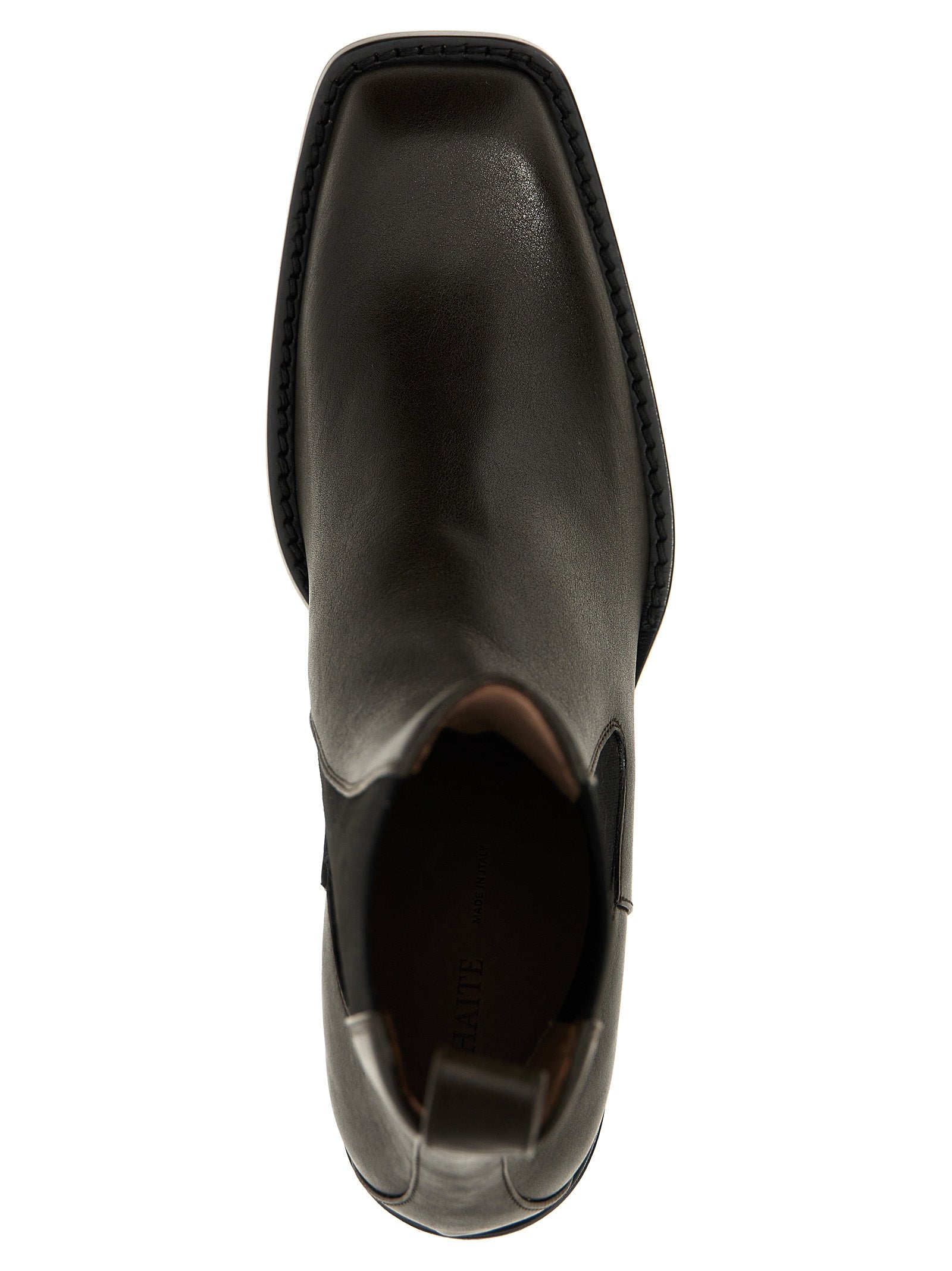 Khaite Brown Calfskin Chelsea Boots