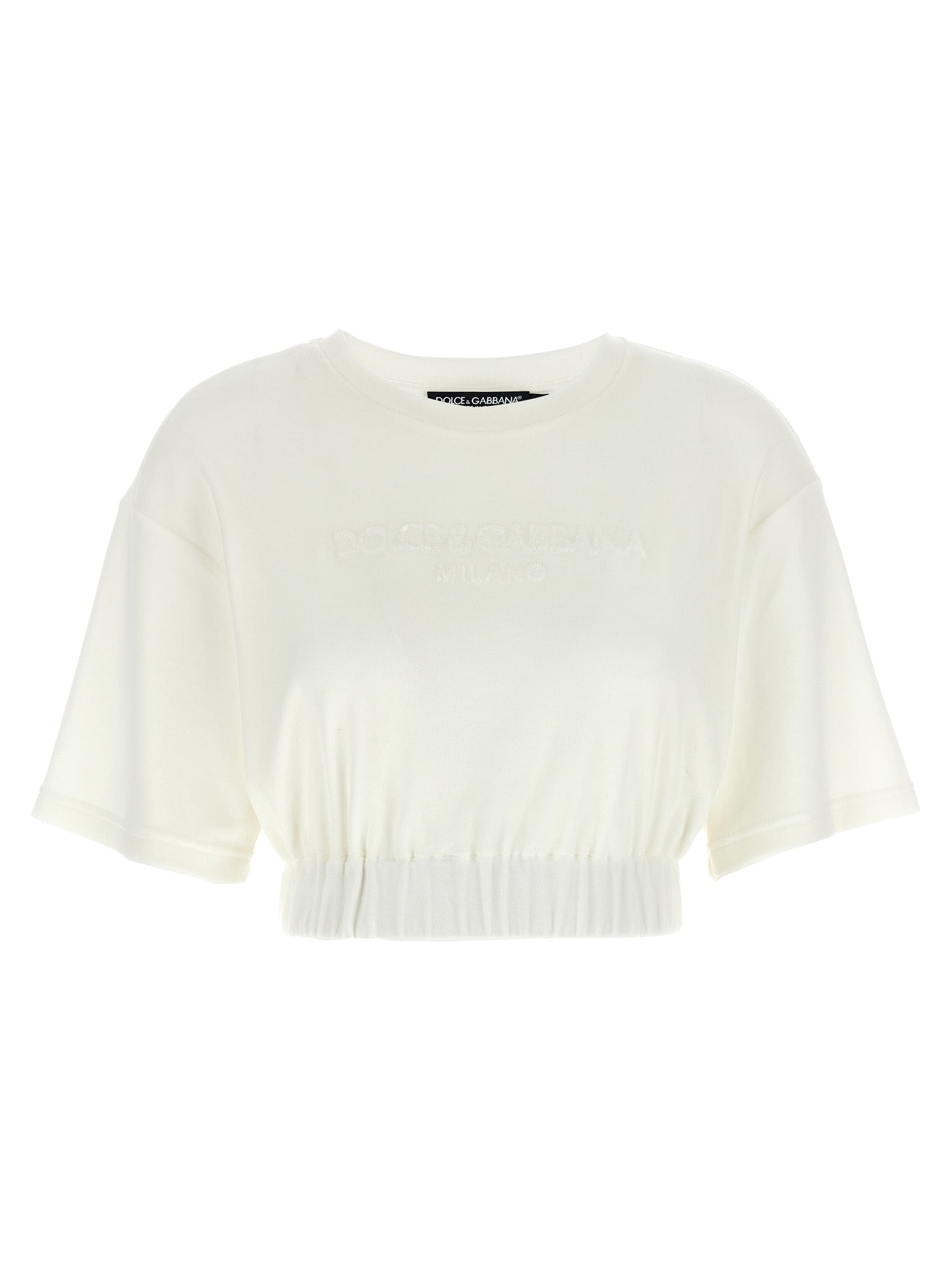 Dolce & Gabbana White Cotton T-Shirt