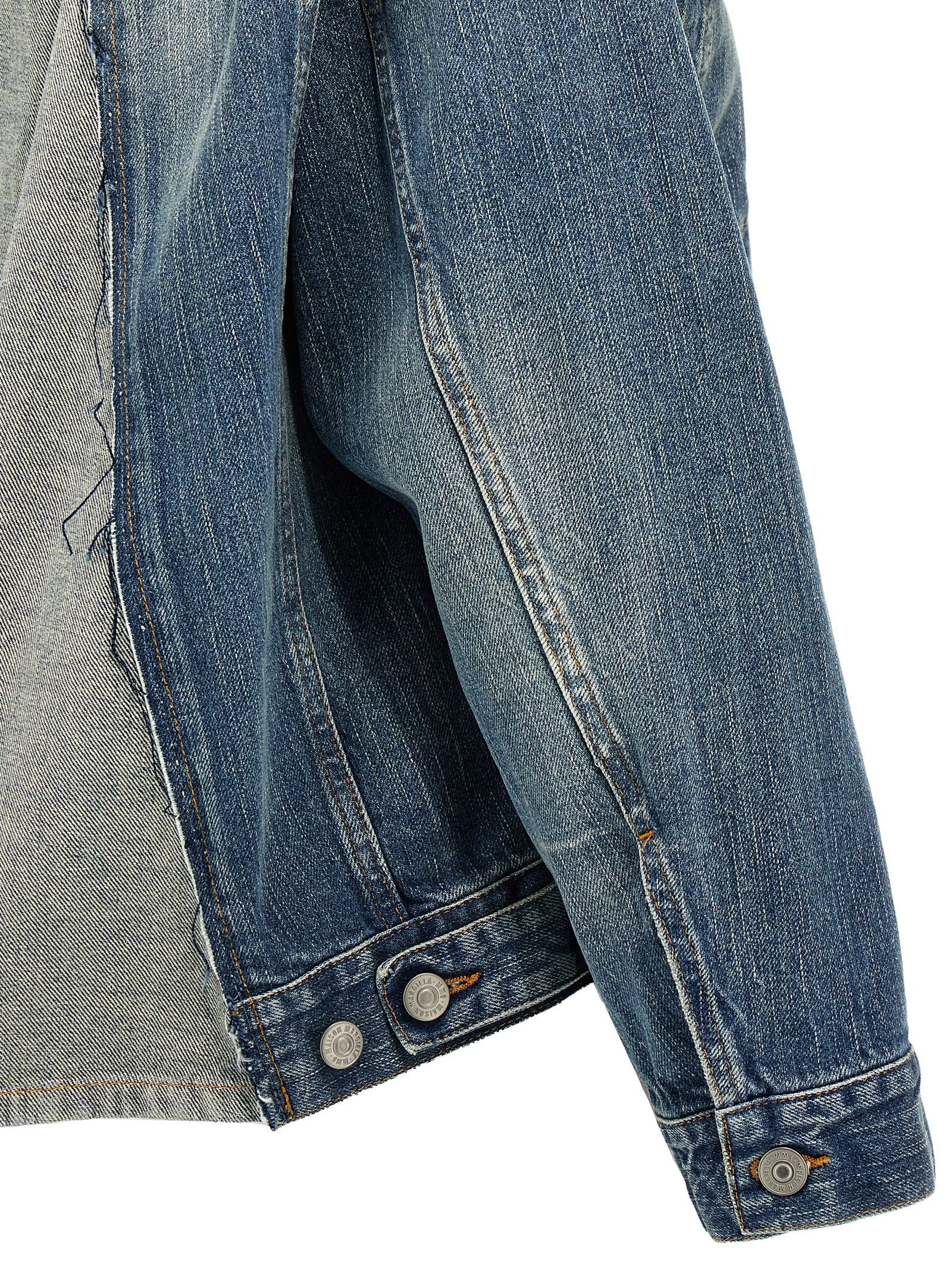 MM6 Maison Margiela Blue Cotton Denim Jacket