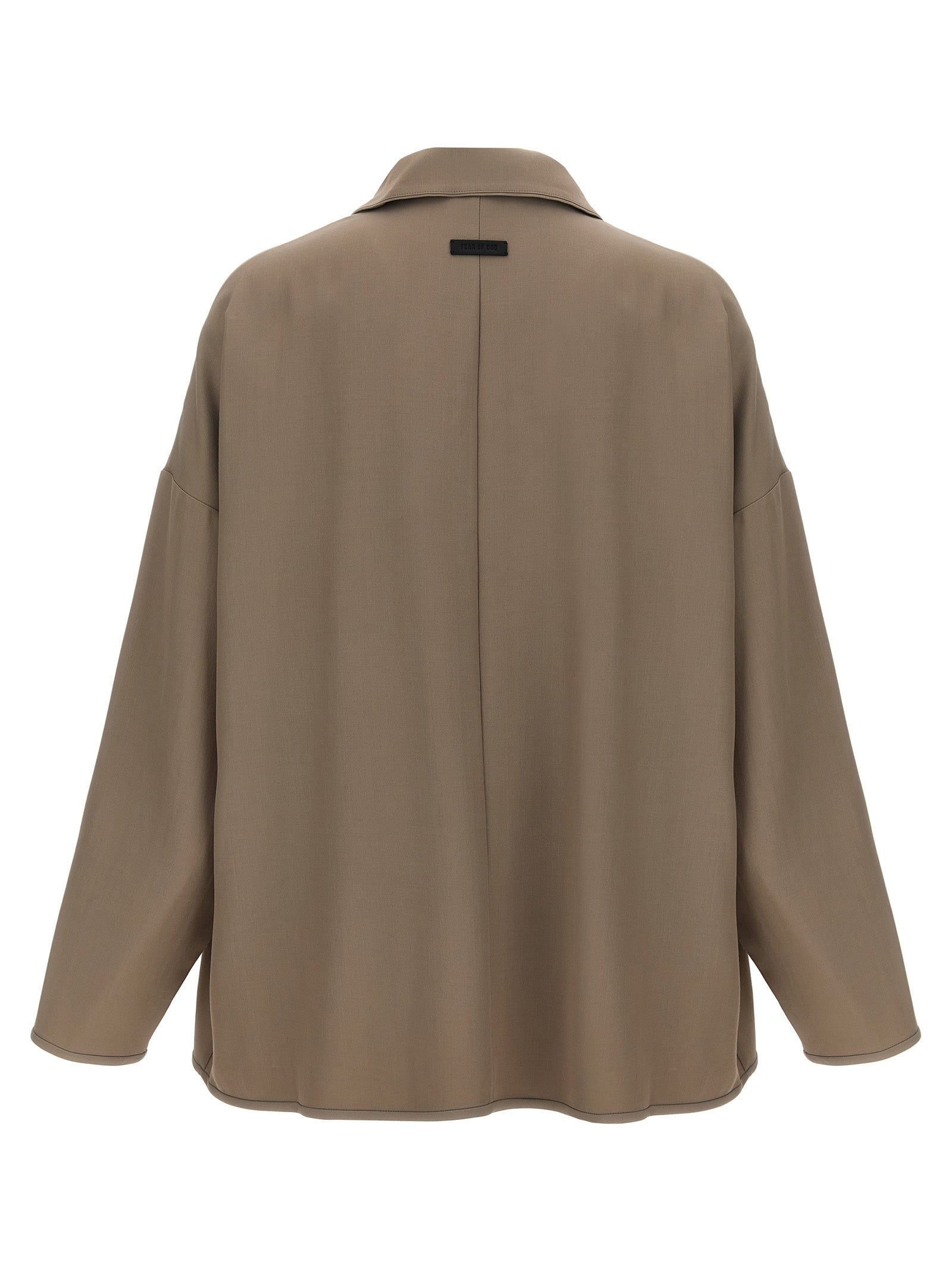 Fear Of God Beige Virgin Wool Full-Length Jacket