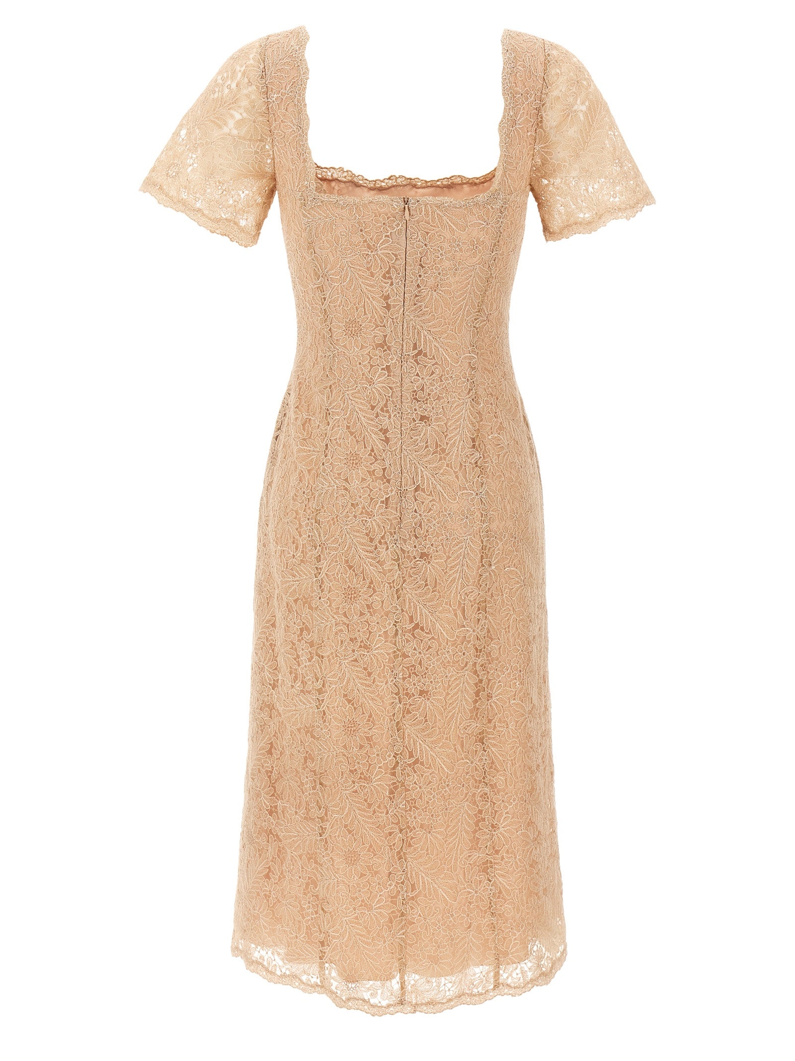 Ermanno Scervino Multicolor Polyester Midi Dress