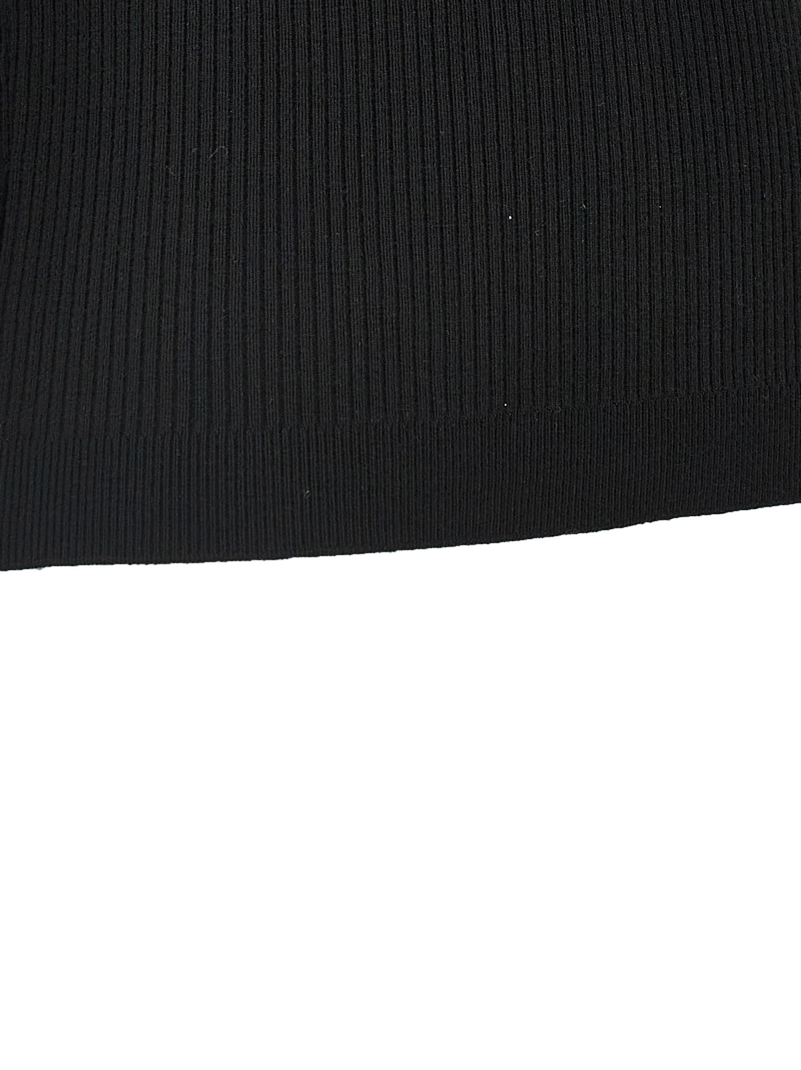 Alessandra Rich Black Wool T-Shirt