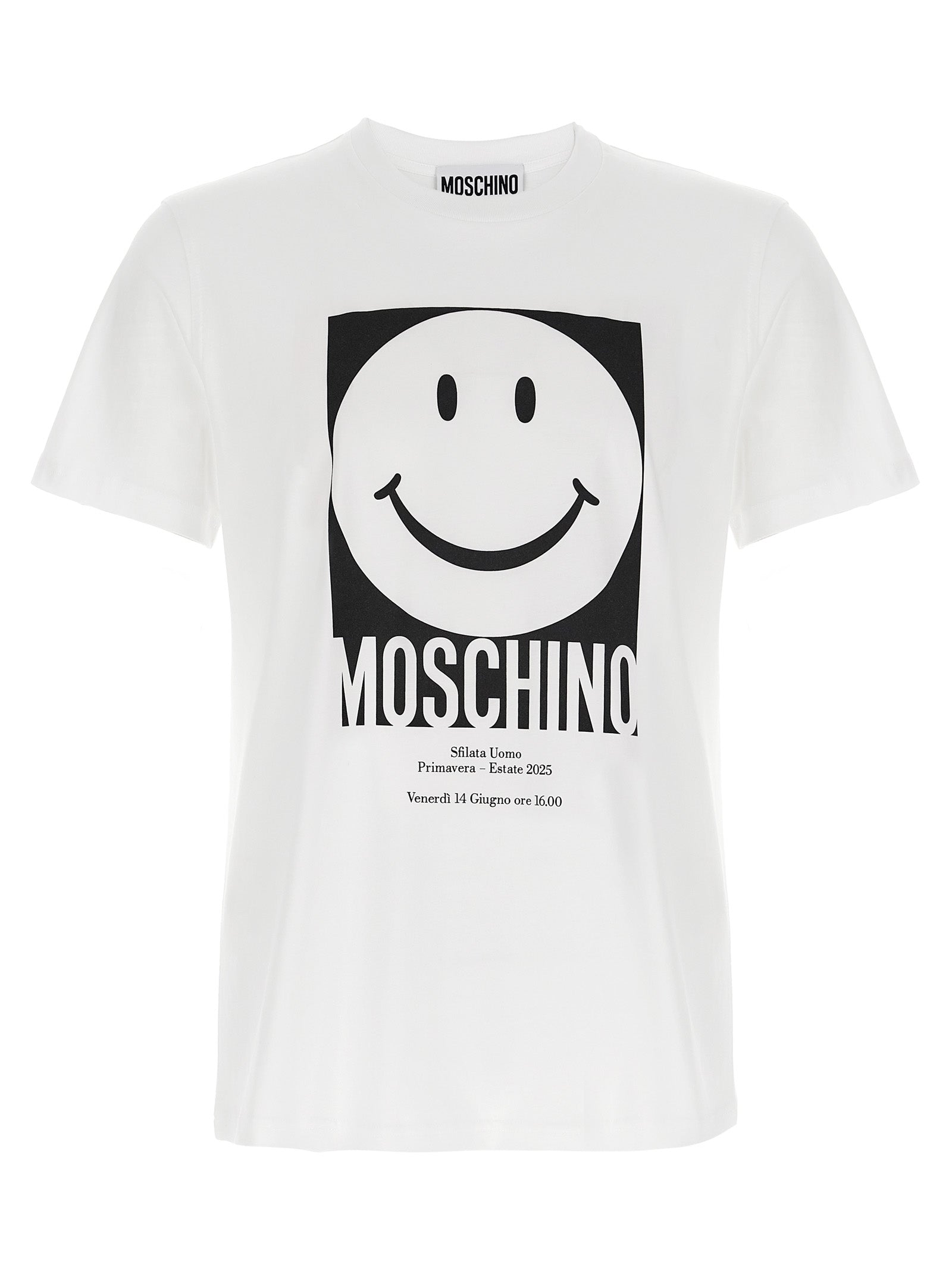 Moschino White Cotton T-Shirt
