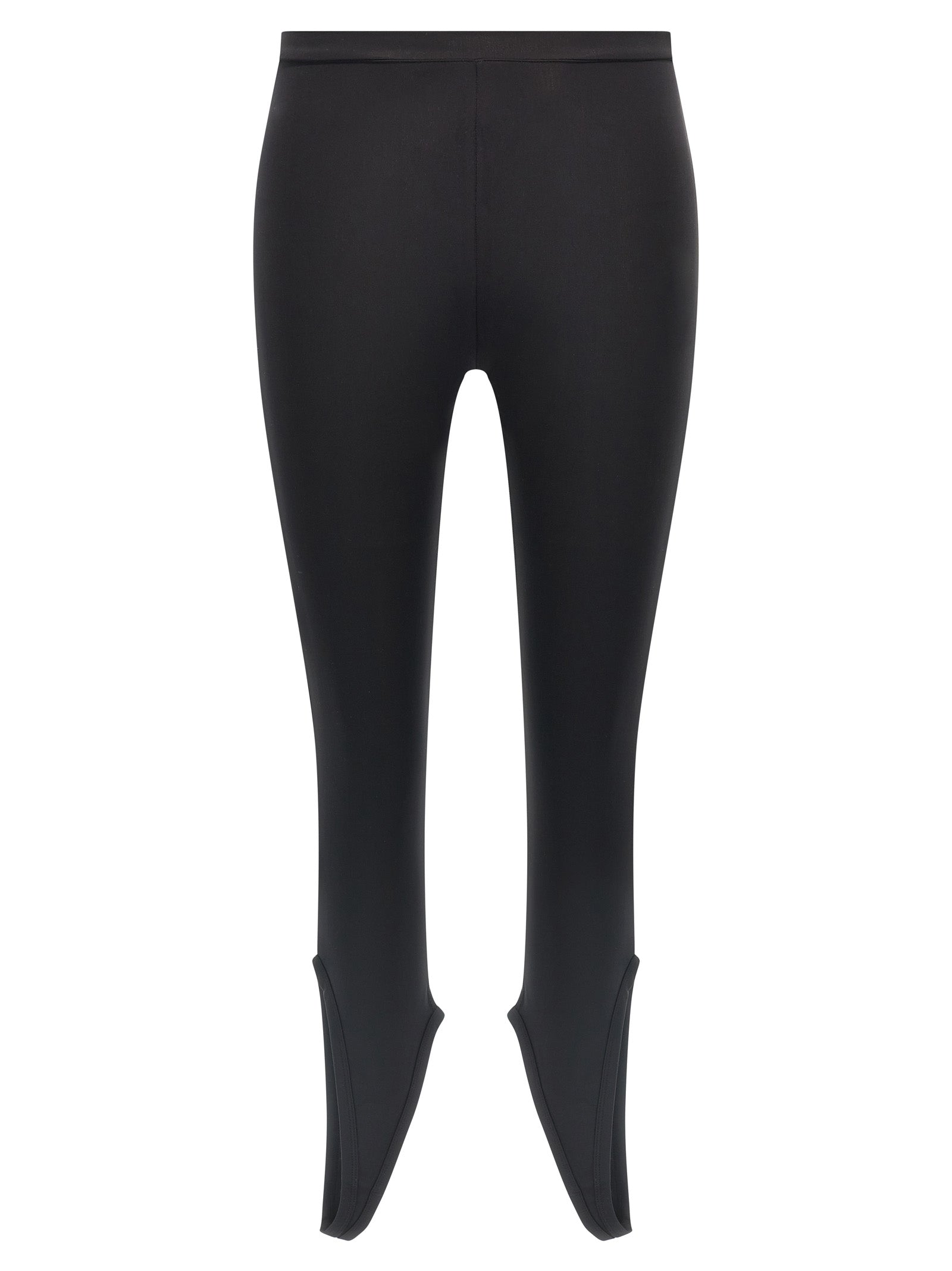 Courrèges Black Polyamide Leggings