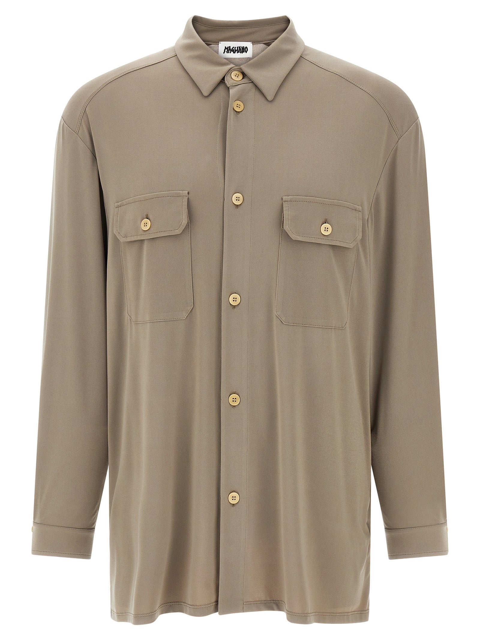 Magliano Gray Polyester Blouse