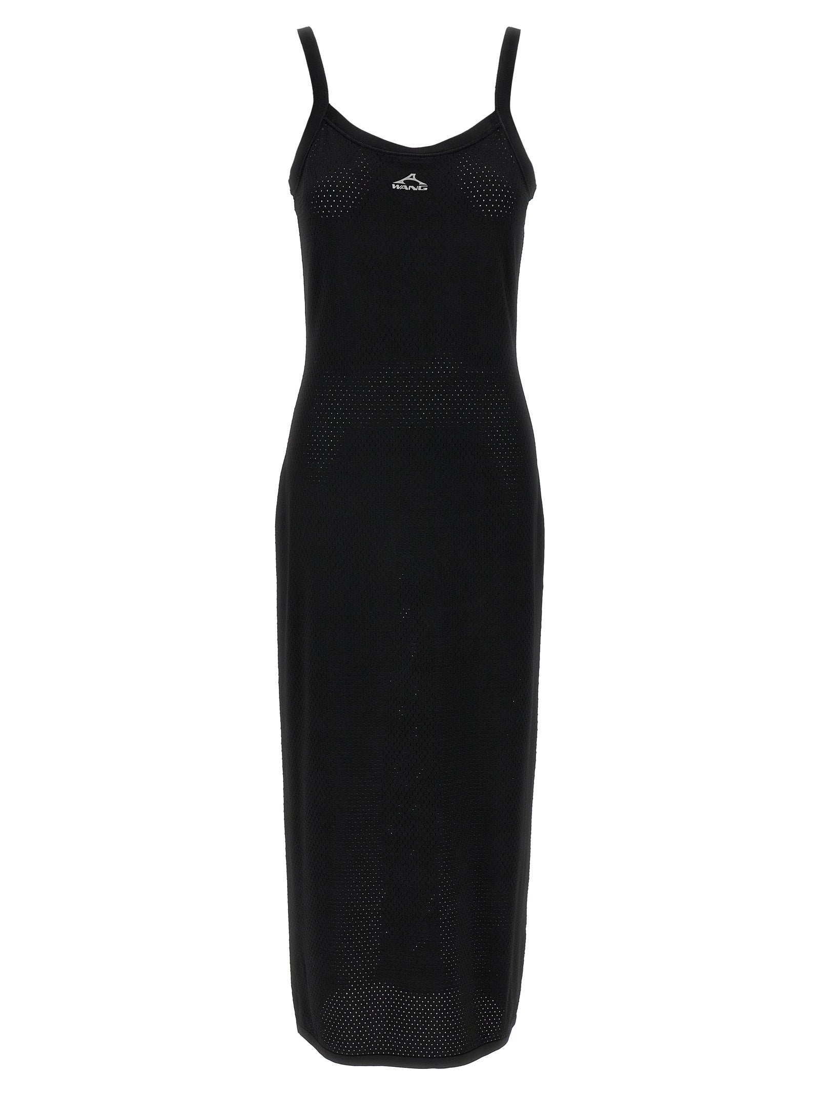 T BY ALEXANDER WANG Black Viscose Midi Dress