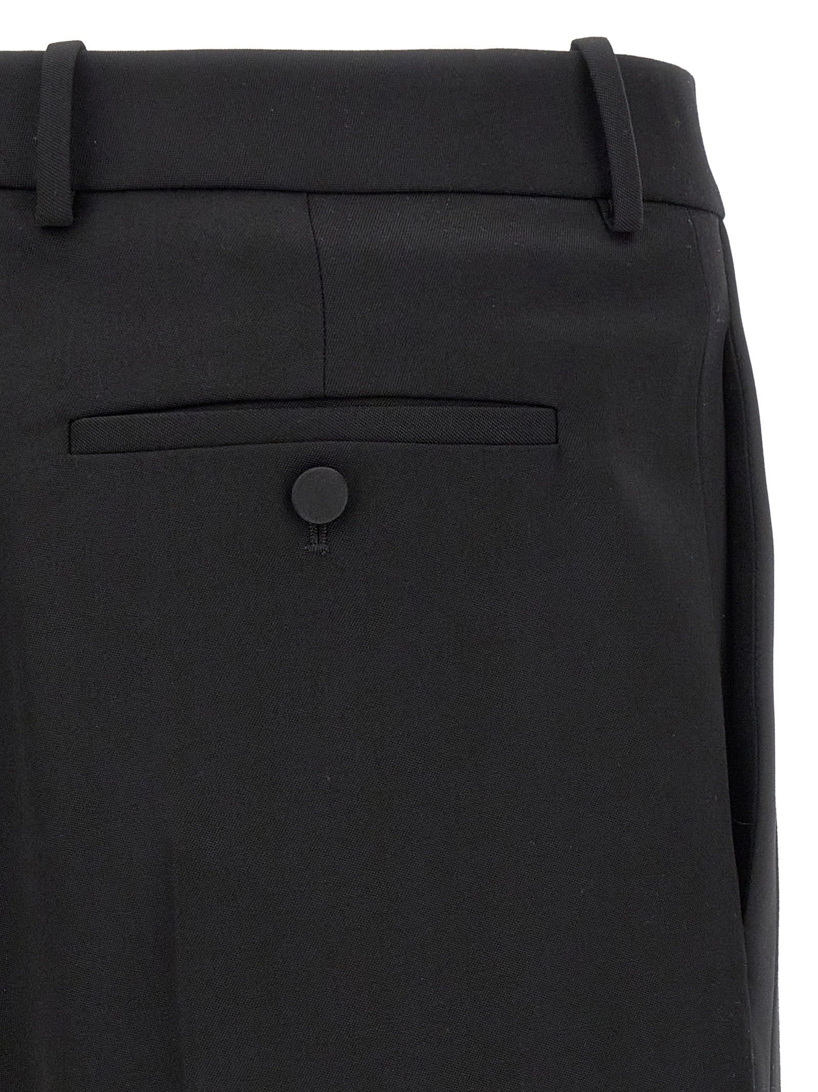 Saint Laurent Black Wool Dress Pants